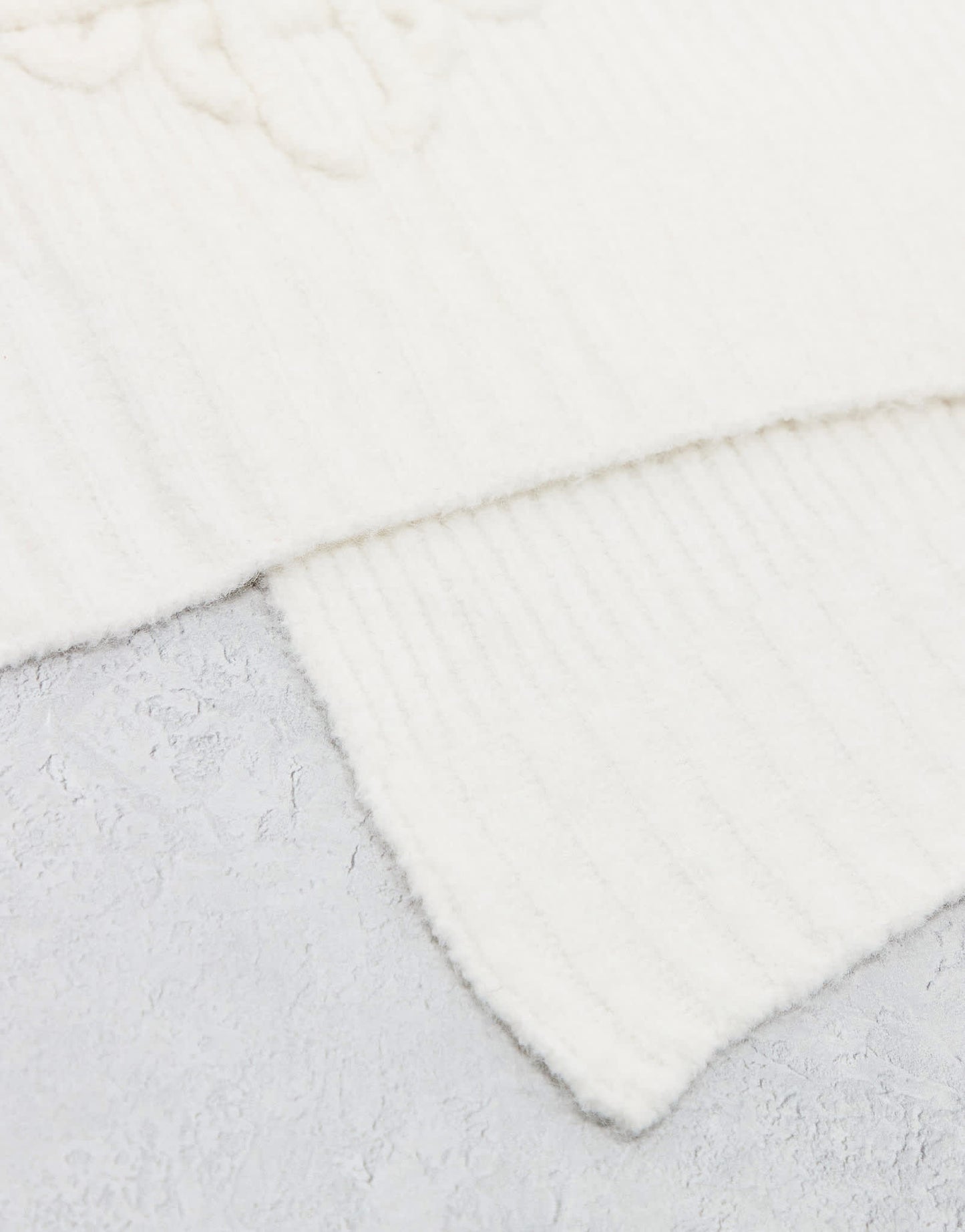 The Couture Club emblem knitted scarf in off white - ASOS Sample Sale EU Store