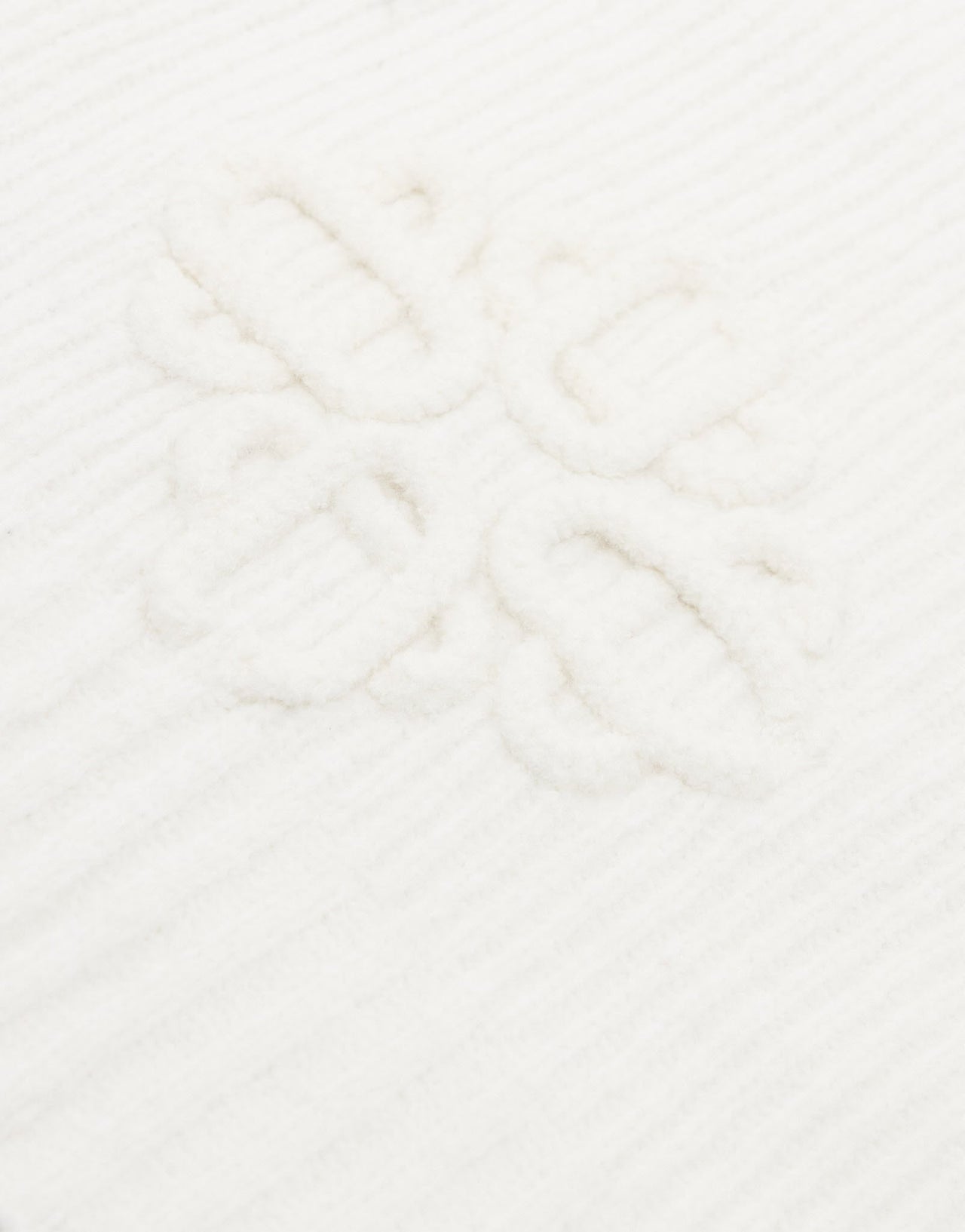 The Couture Club emblem knitted scarf in off white - ASOS Sample Sale EU Store