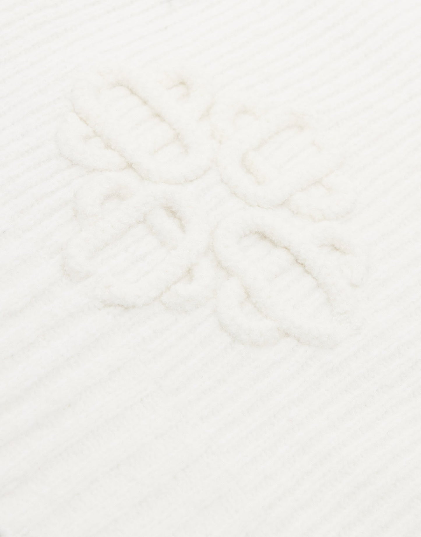 The Couture Club emblem knitted scarf in off white - ASOS Sample Sale EU Store