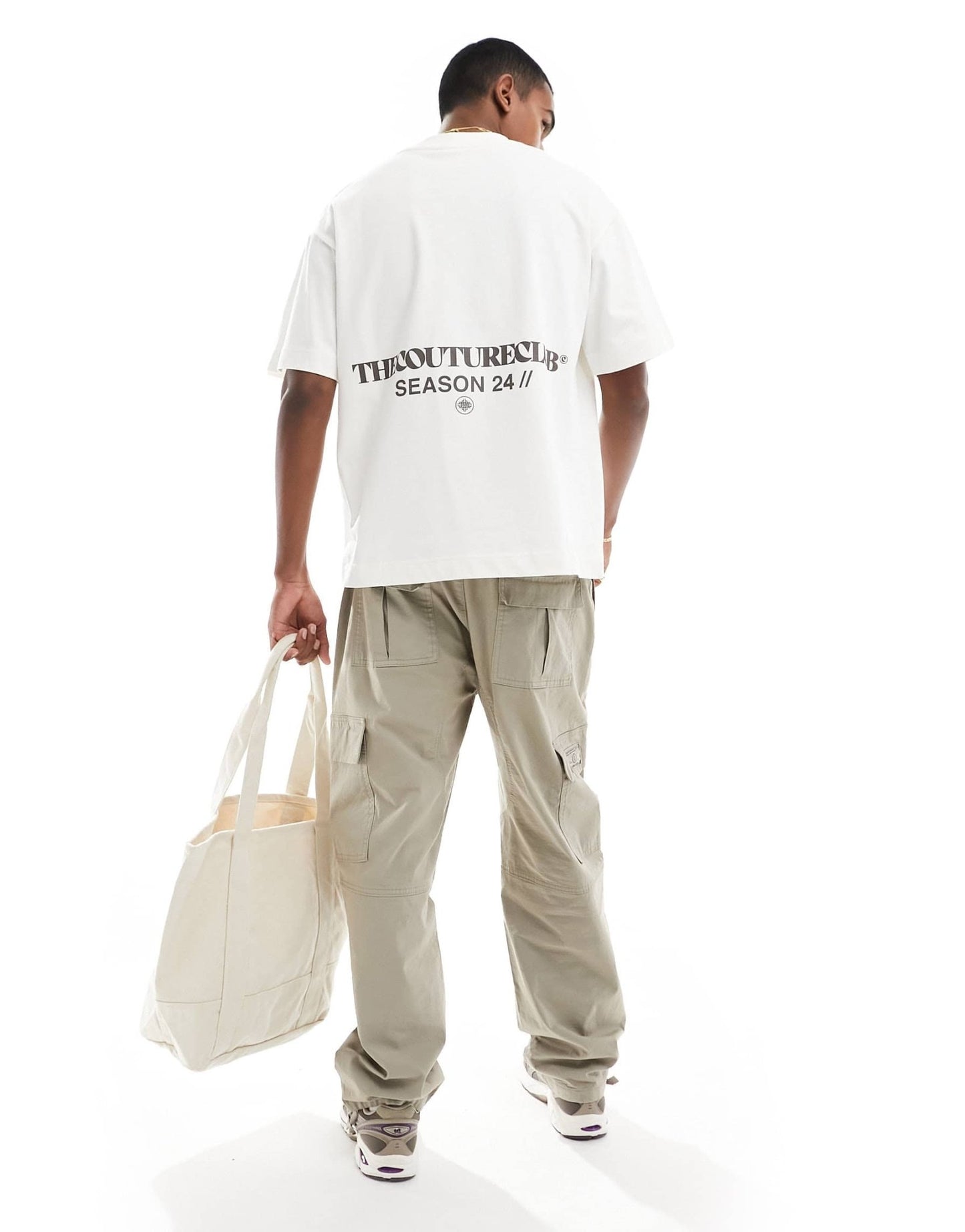 The Couture Club relaxed fit t-shirt in off white - ASOS Sample Sale EU Store