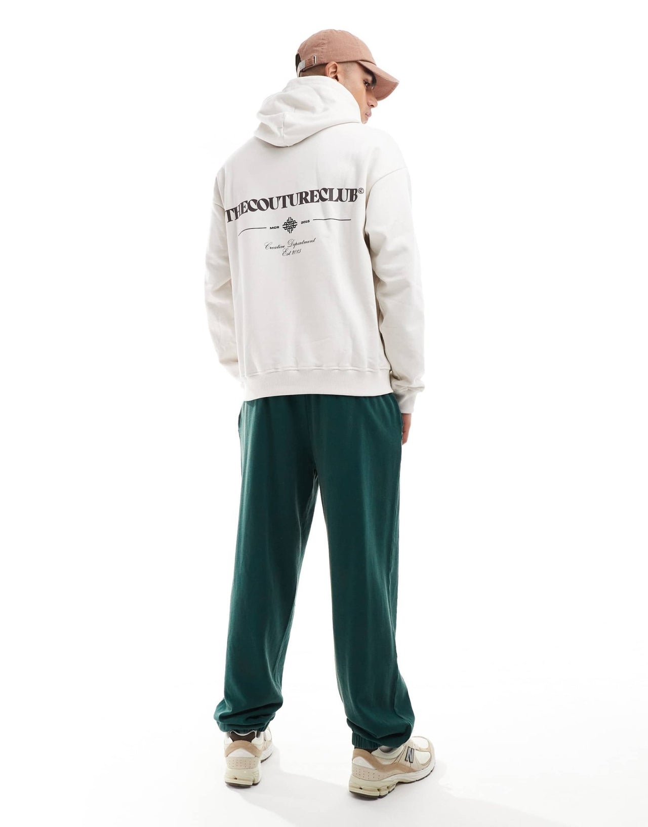 The Couture Club script multi graphic hoodie in off white - ASOS Sample Sale EU Store