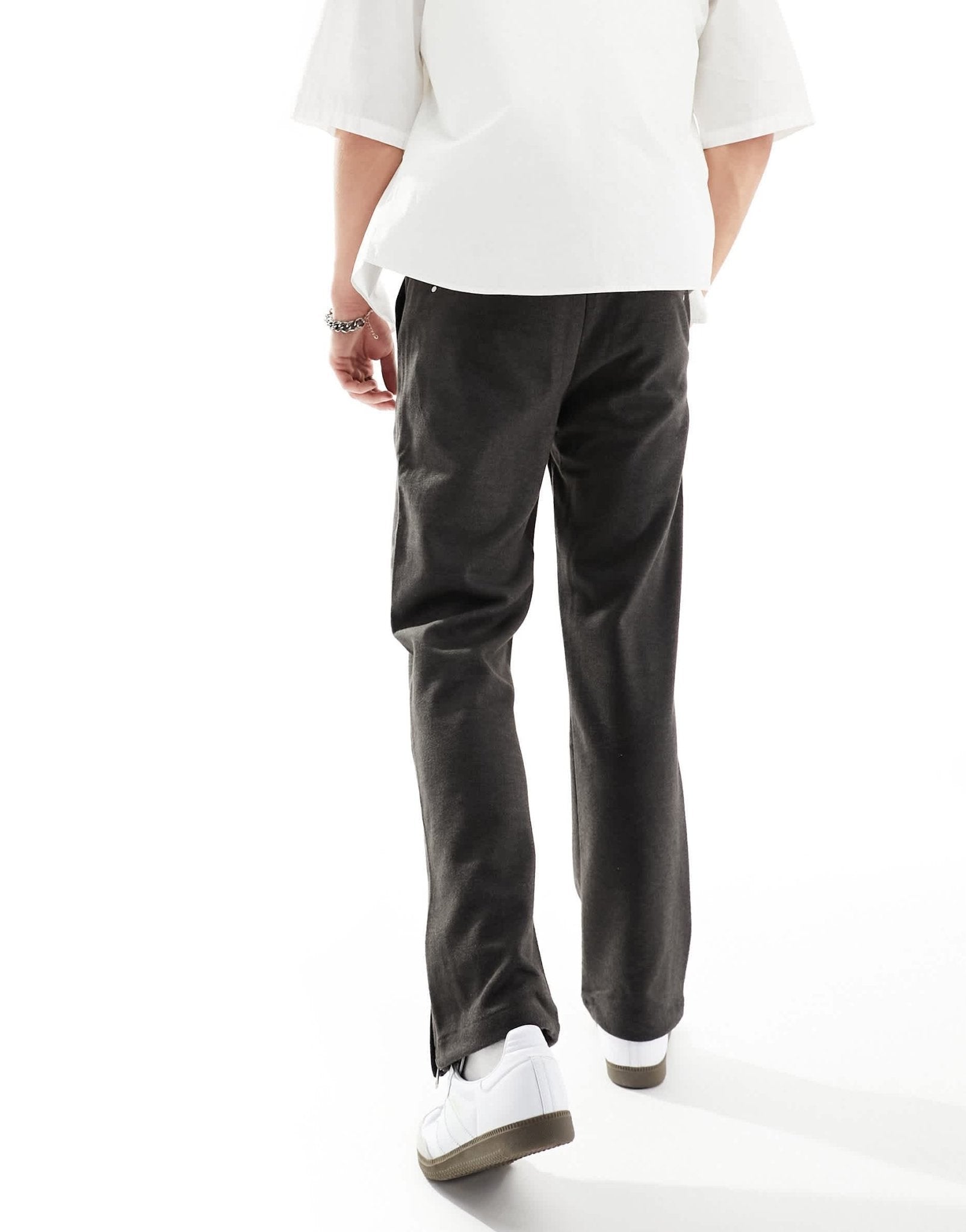 The Couture Club wool look smart joggers in black - ASOS Sample Sale EU Store