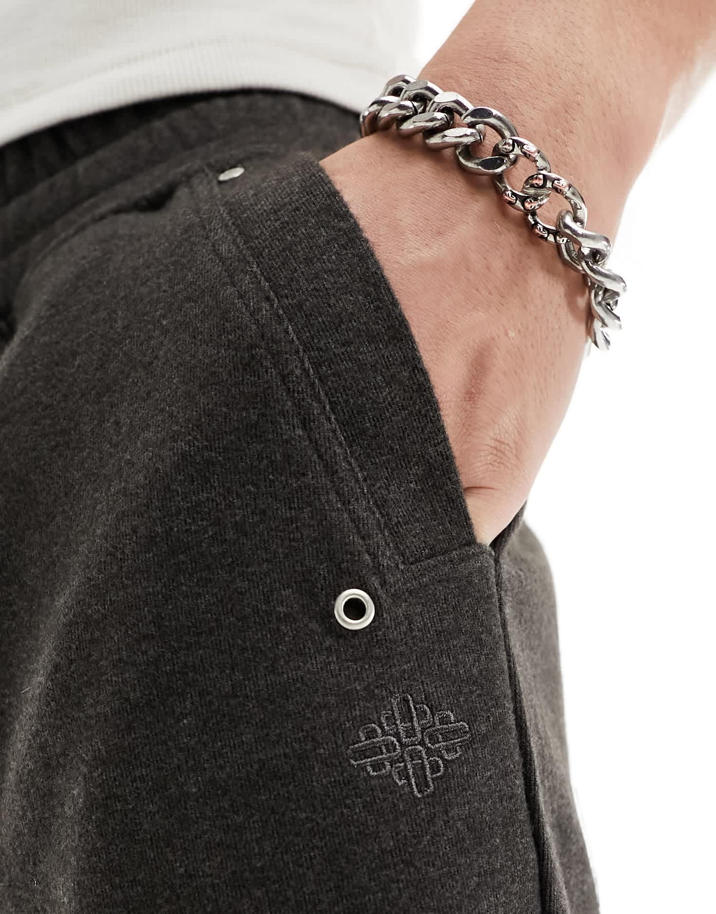 The Couture Club wool look smart joggers in black - ASOS Sample Sale EU Store