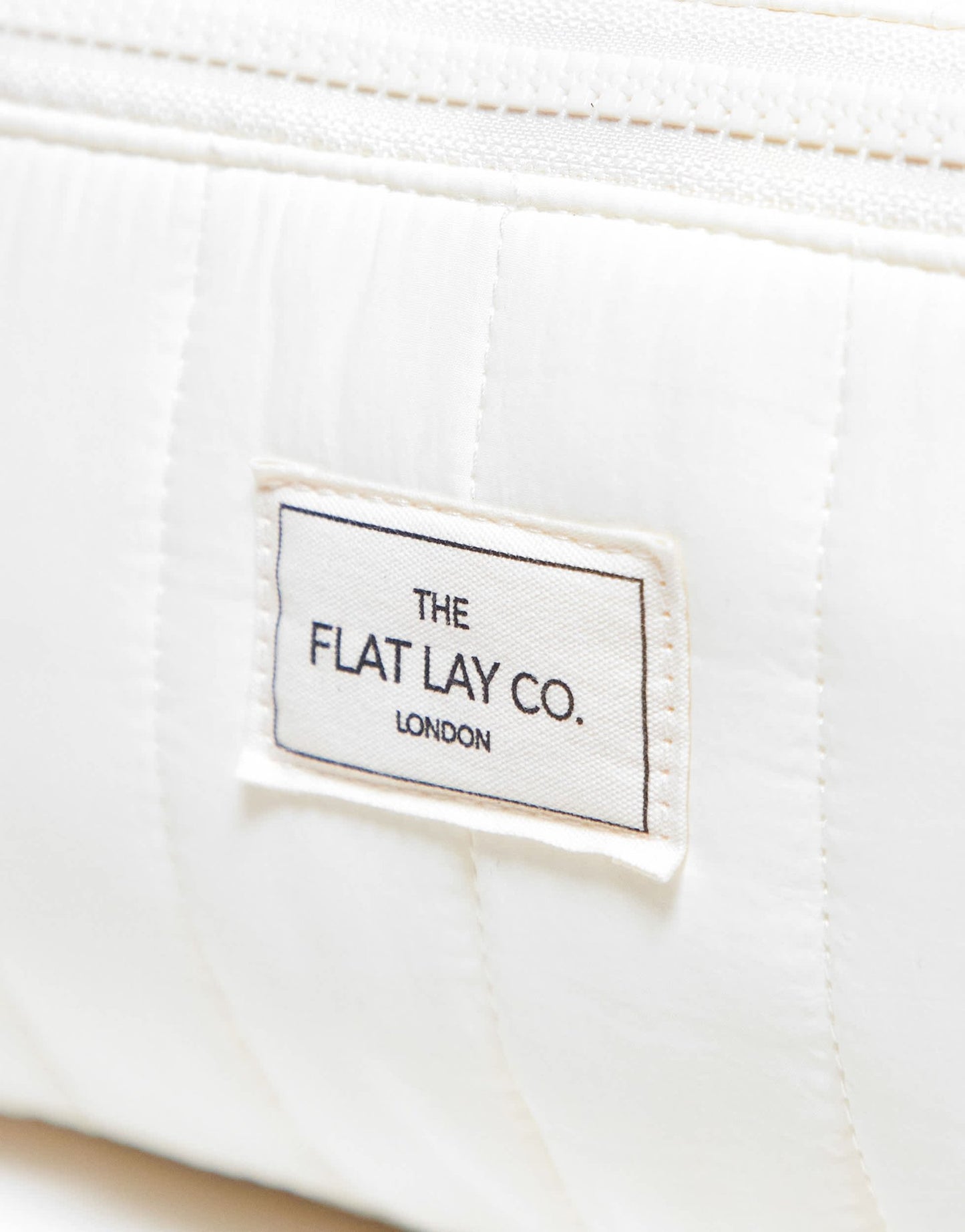 The Flat Lay Co. Marshmallow Open Flat Box Bag in Vanilla - ASOS Sample Sale EU Store