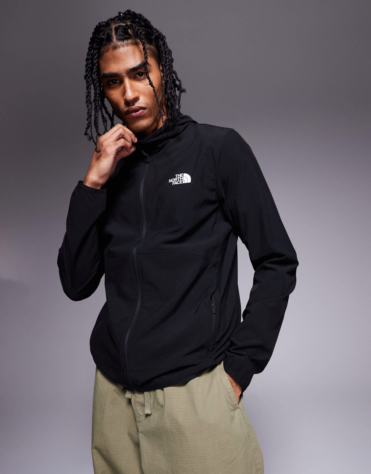 The North Face 24/7 full zip logo hoodie in black - ASOS Sample Sale EU Store
