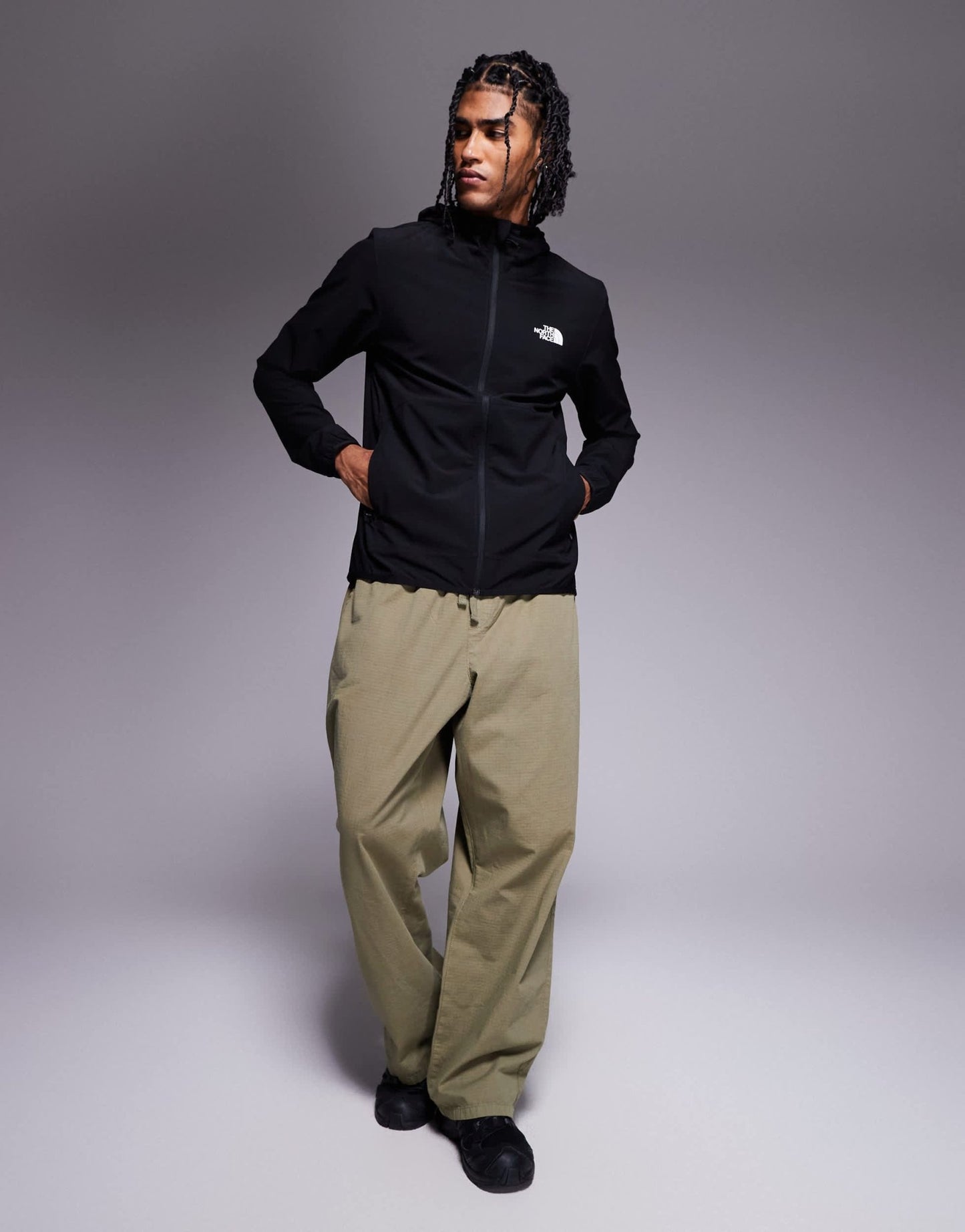 The North Face 24/7 full zip logo hoodie in black - ASOS Sample Sale EU Store