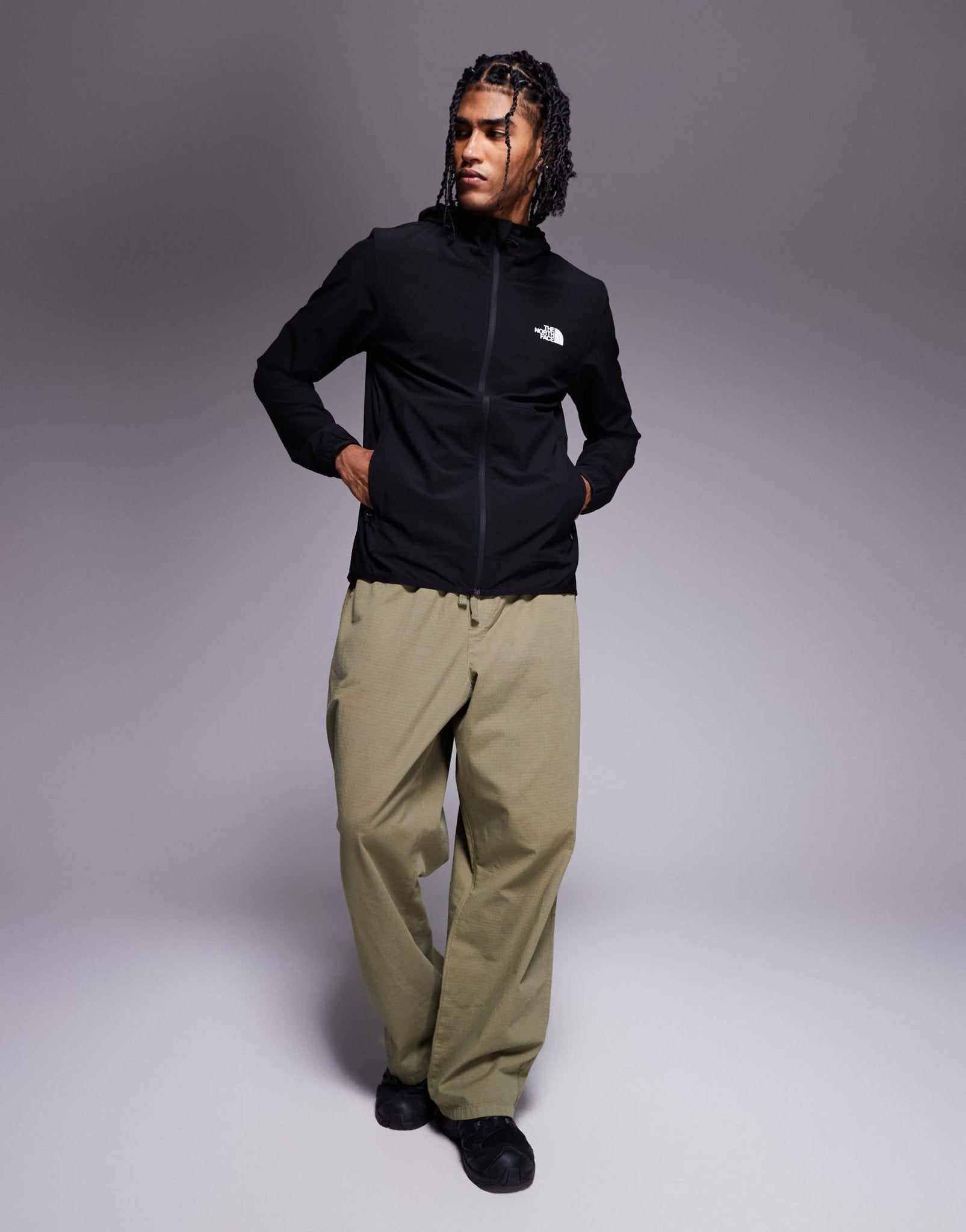 The North Face 24/7 full zip logo hoodie in black - ASOS Sample Sale EU Store