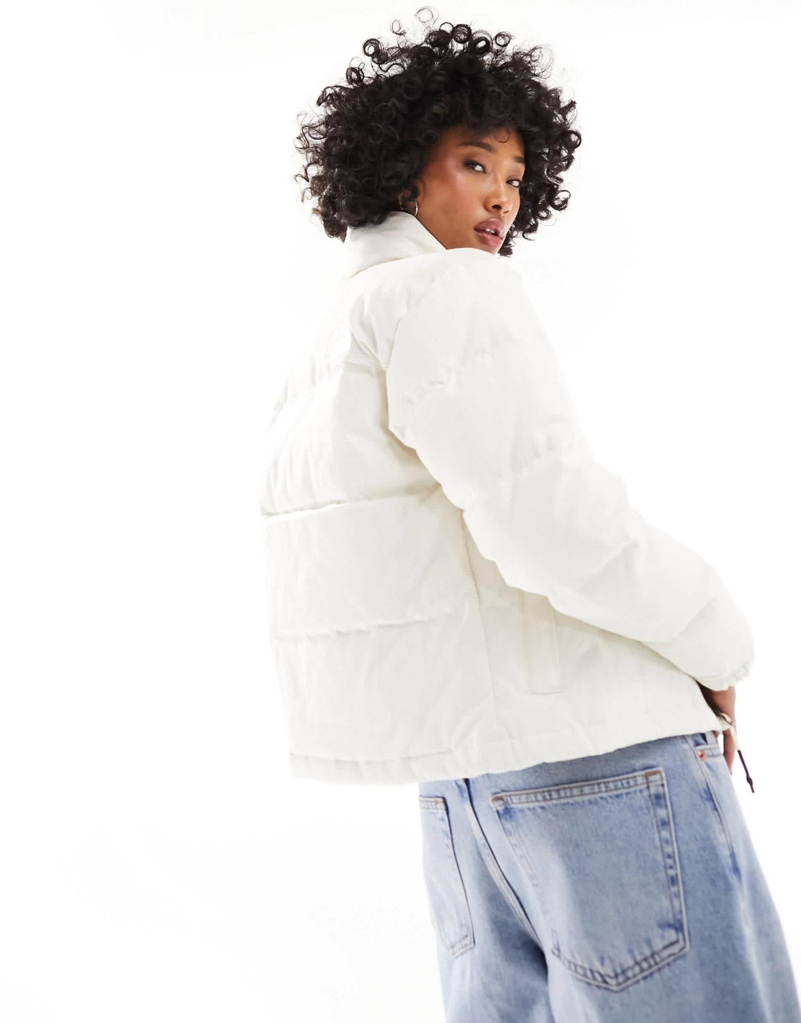 The North Face 92 Nuptse Ripstop puffer jacket in off white - ASOS Sample Sale EU Store