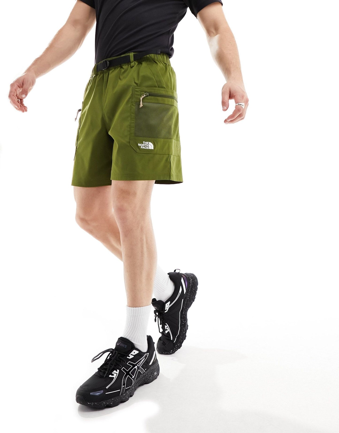 The North Face Class V Pathfinder belted shorts in khaki - ASOS Sample Sale EU Store