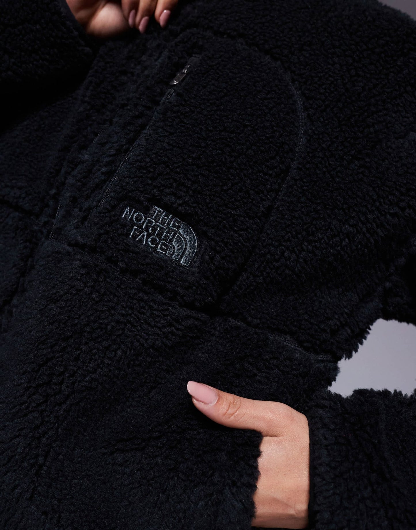 The North Face Extreme Pile full zip borg fleece jacket in black - ASOS Sample Sale EU Store