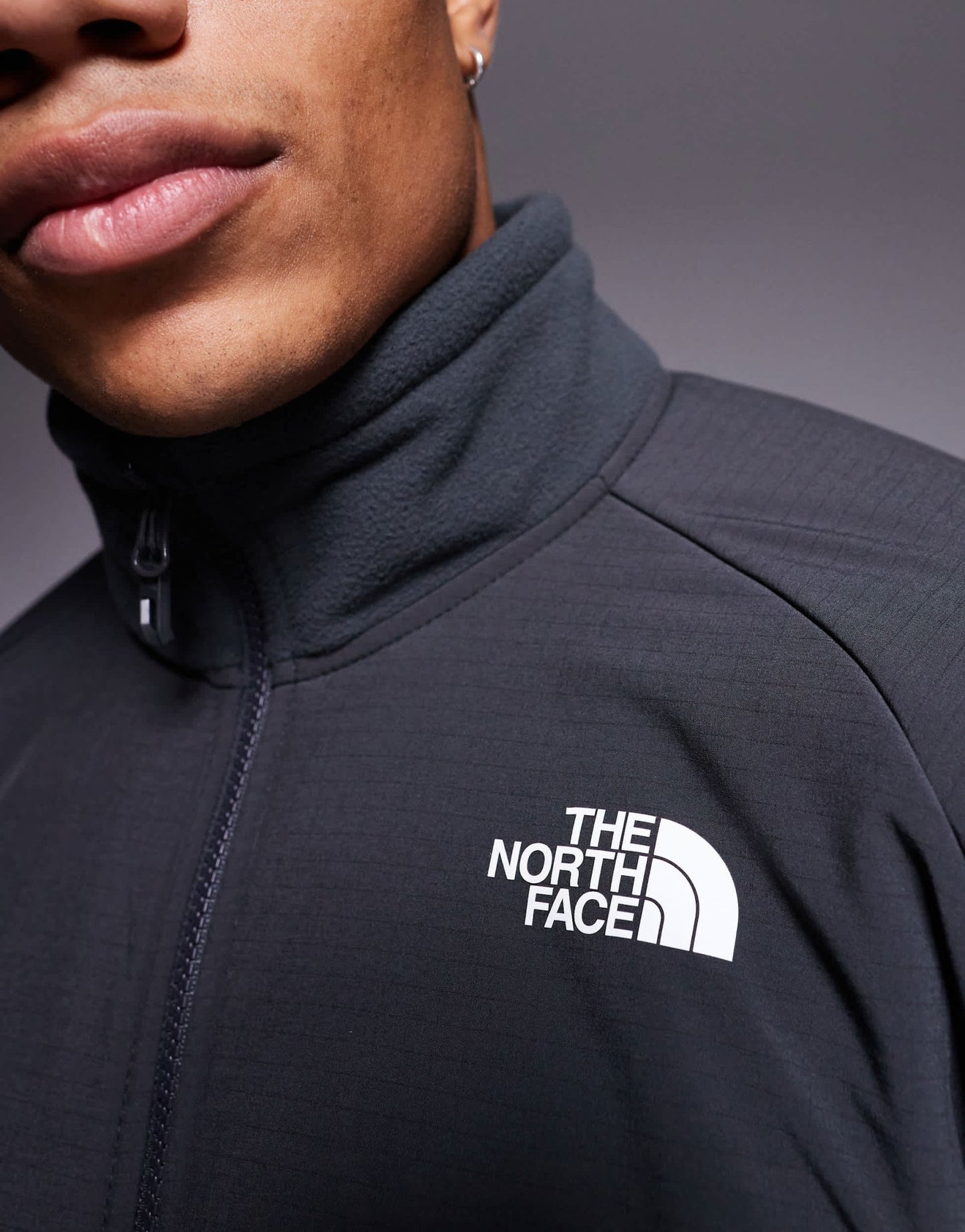 The North Face Glacier heavyweight full zip fleece in grey - ASOS Sample Sale EU Store