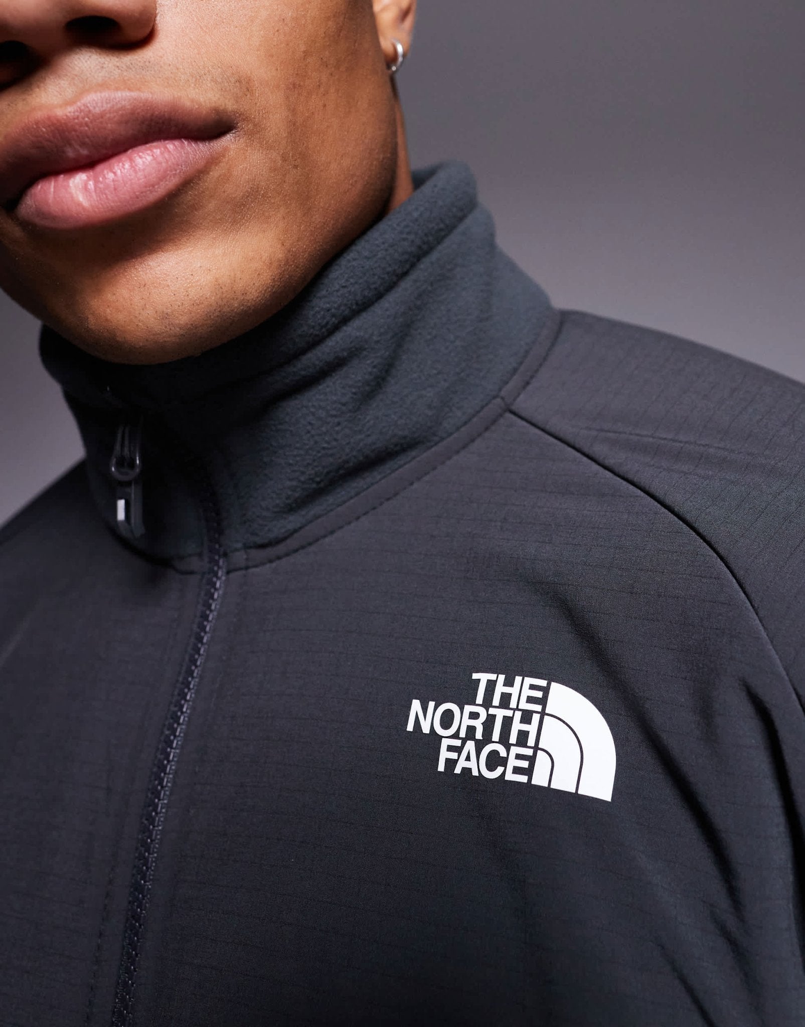 The North Face Glacier heavyweight full zip fleece in grey - ASOS Sample Sale EU Store