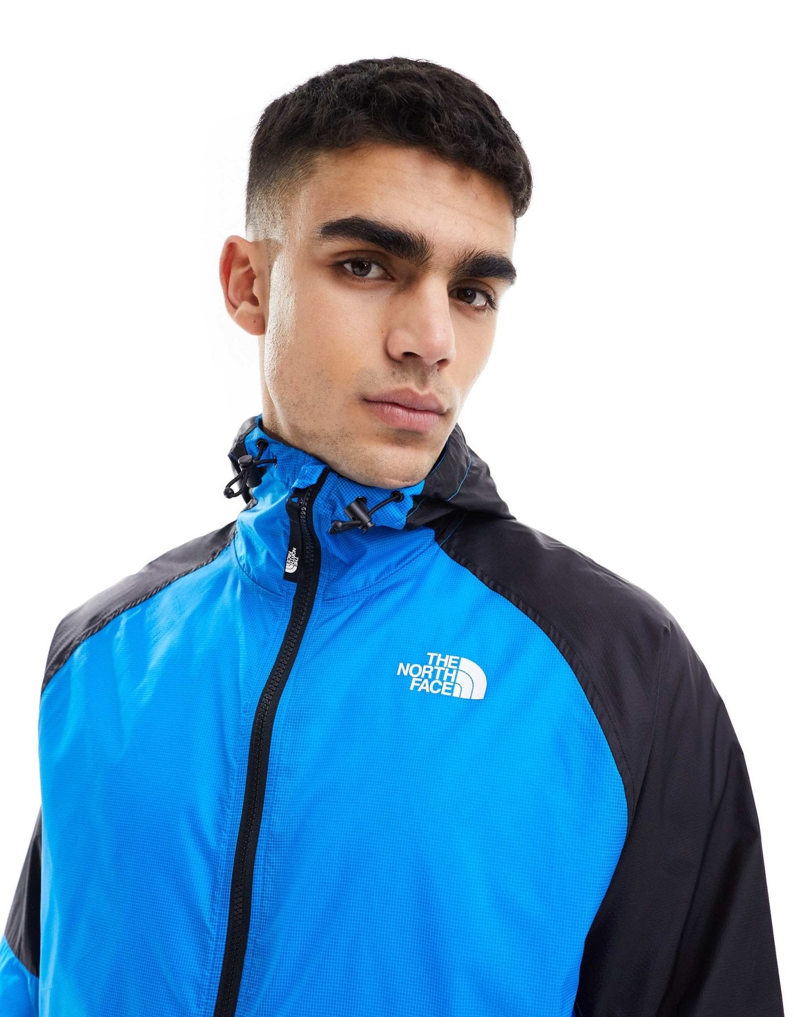The North Face Himalia packable wind jacket in blue Exclusive at ASOS - ASOS Sample Sale EU Store