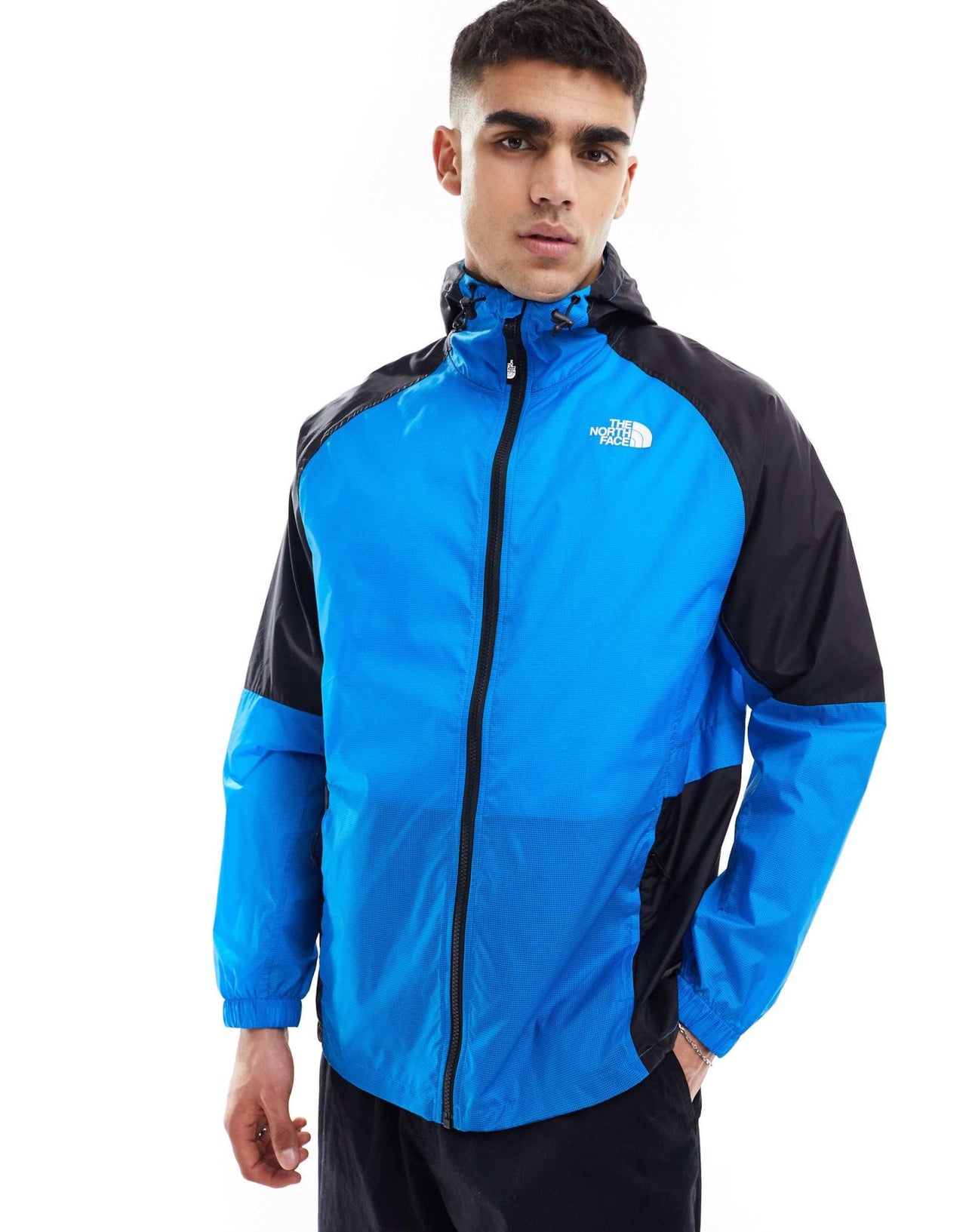 The North Face Himalia packable wind jacket in blue Exclusive at ASOS - ASOS Sample Sale EU Store
