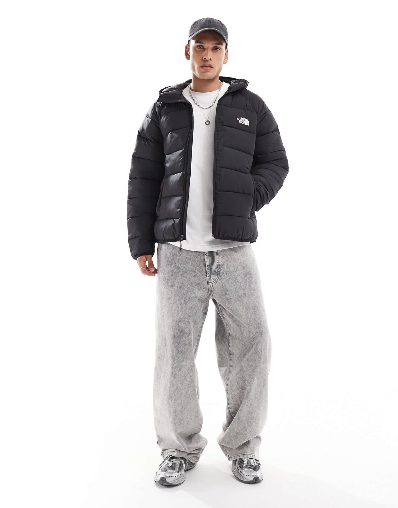 The North Face Laurez logo hooded puffer jacket in black exclusive to ASOS - ASOS Sample Sale EU Store