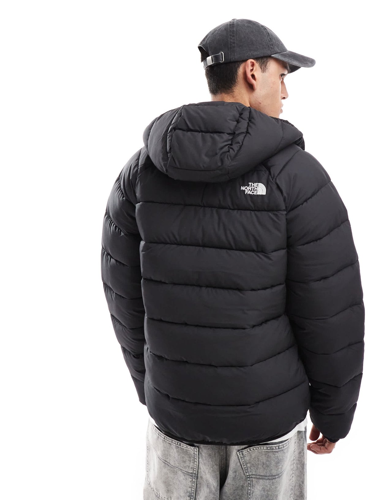 The North Face Laurez logo hooded puffer jacket in black exclusive to ASOS - ASOS Sample Sale EU Store