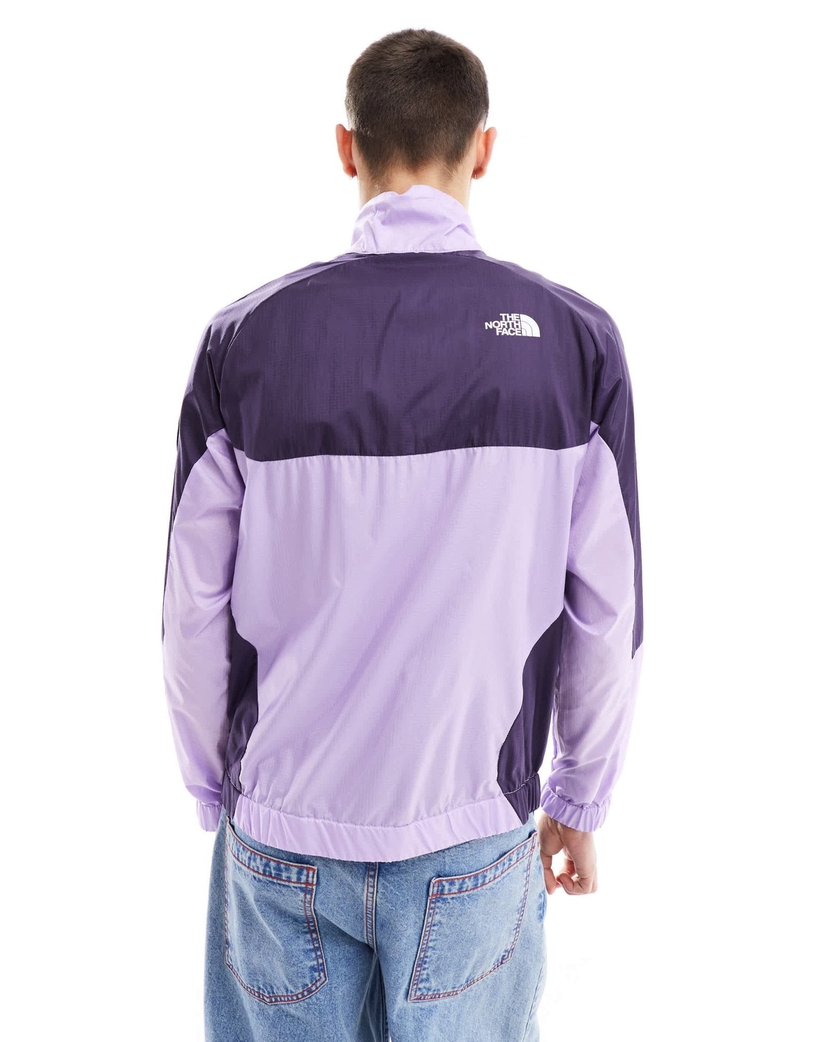 The North Face NSE Windshell zip tracktop in lilac and purple - ASOS Sample Sale EU Store