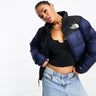 Piumino imbottito The North Face Nuptse Retro '96 blu navy e nero