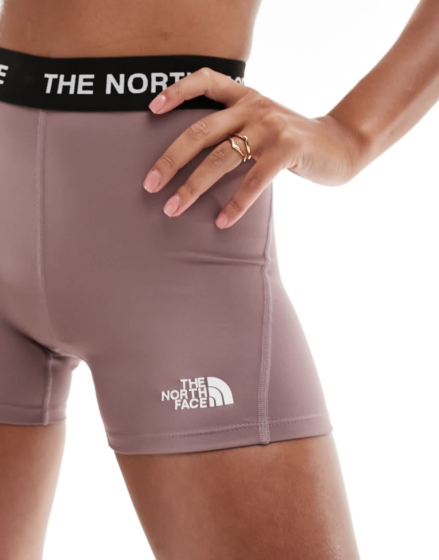 The North Face Training high waist bootie shorts in grey - ASOS Sample Sale EU Store