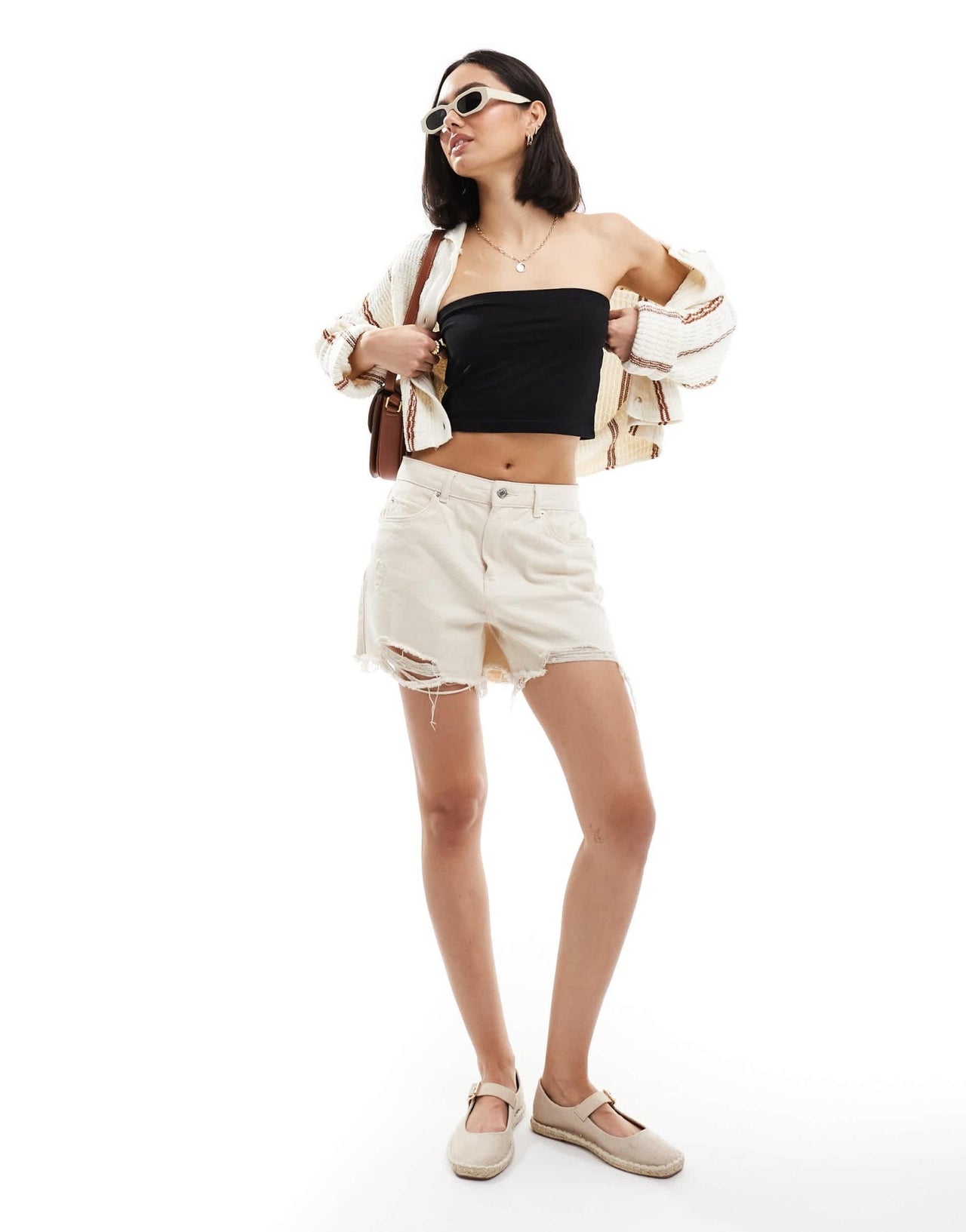 Threadbare bandeau top in black - ASOS Sample Sale EU Store