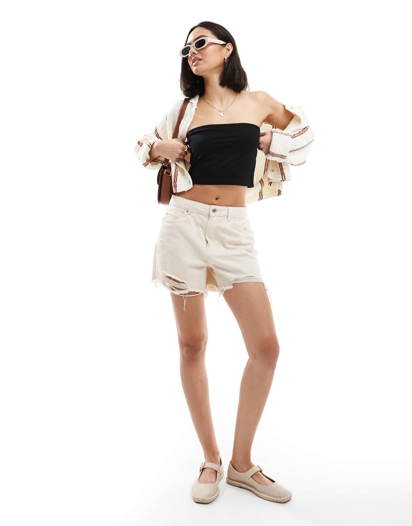 Threadbare bandeau top in black - ASOS Sample Sale EU Store