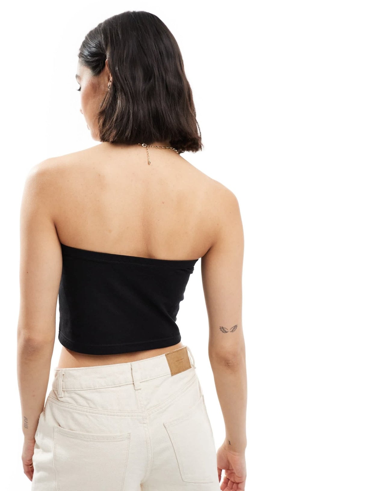 Threadbare bandeau top in black - ASOS Sample Sale EU Store