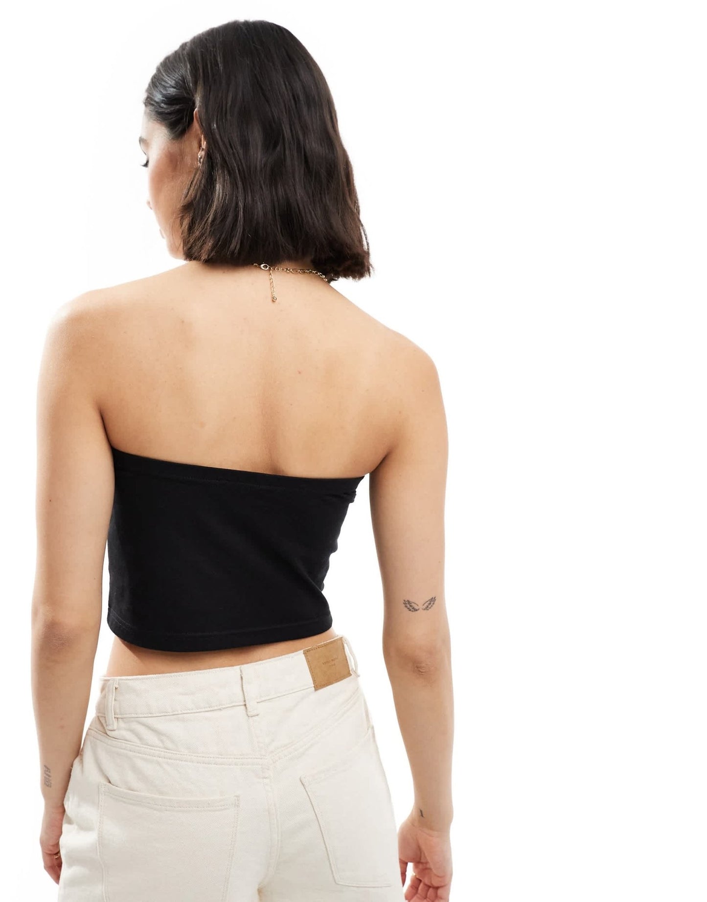 Threadbare bandeau top in black - ASOS Sample Sale EU Store