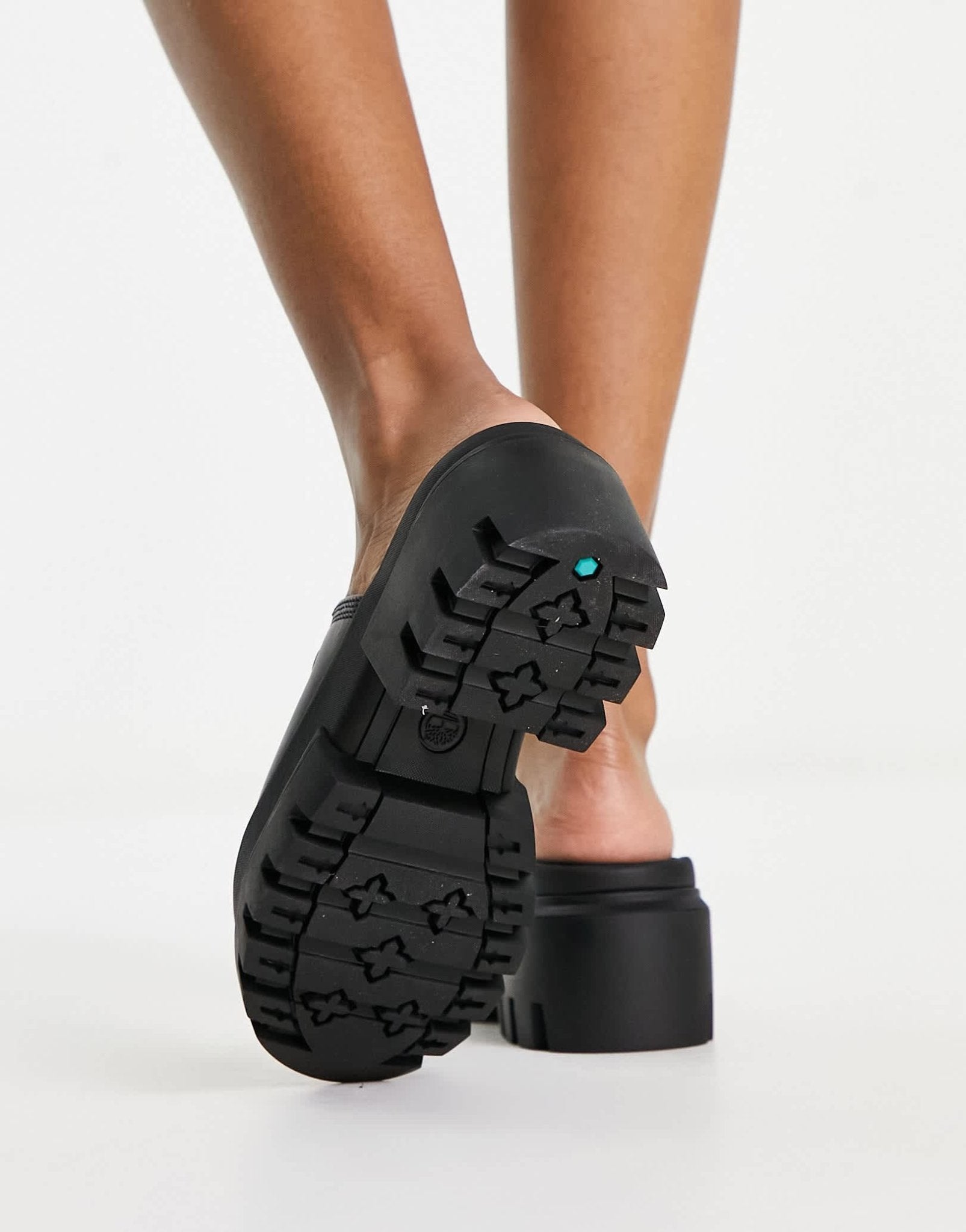Timberland everleigh mule sandals in black full grain leather - ASOS Sample Sale EU Store