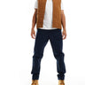 Timberland washed canvas regular fit workwear pants in navy