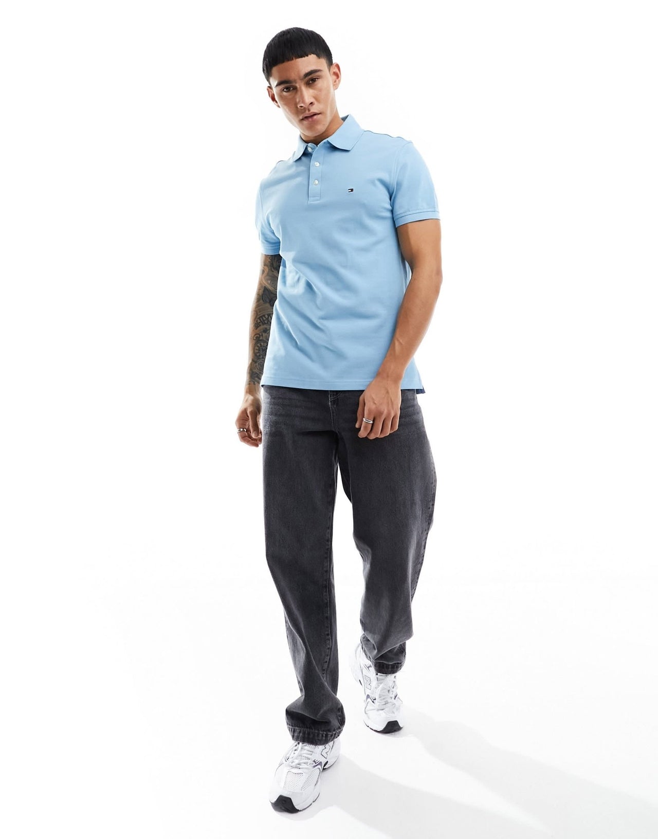 Tommy Hilfiger 1985 slim polo shirt in blue - ASOS Sample Sale EU Store