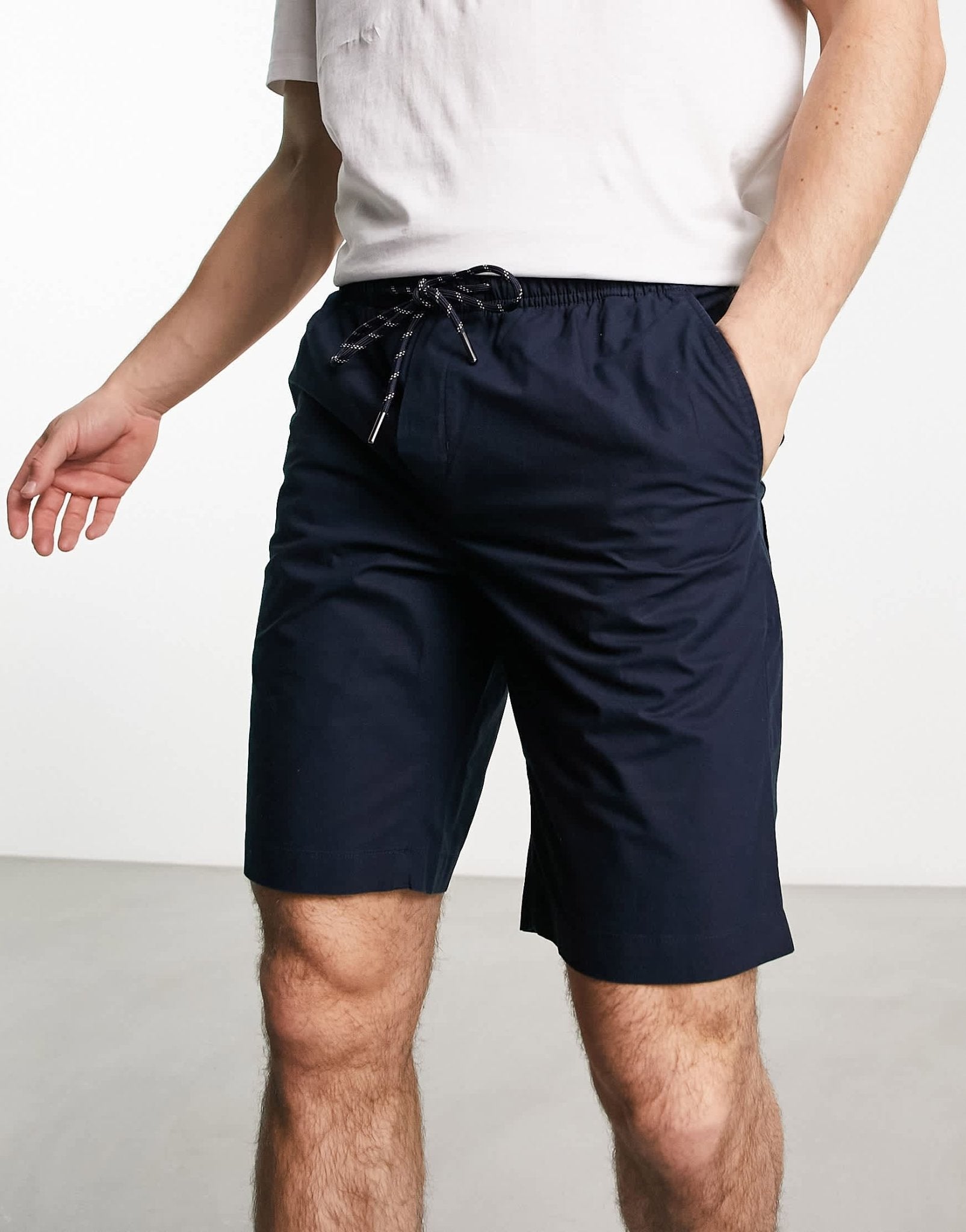 Tommy Hilfiger Brooklyn poplin short in navy - ASOS Sample Sale EU Store
