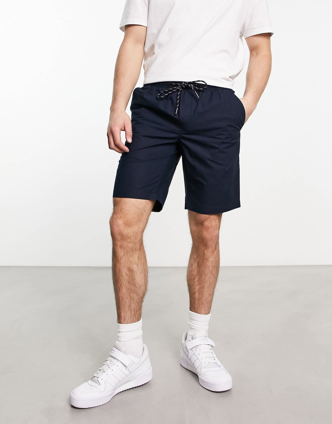 Tommy Hilfiger Brooklyn poplin short in navy - ASOS Sample Sale EU Store