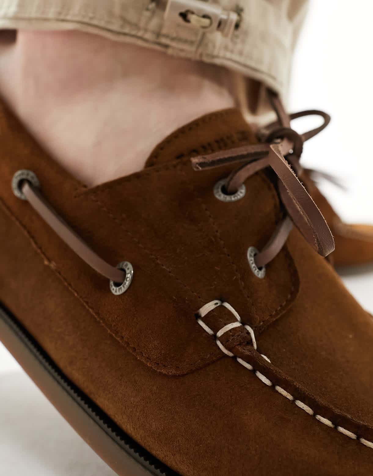 Tommy Hilfiger core suede boat shoes in brown - ASOS Sample Sale EU Store