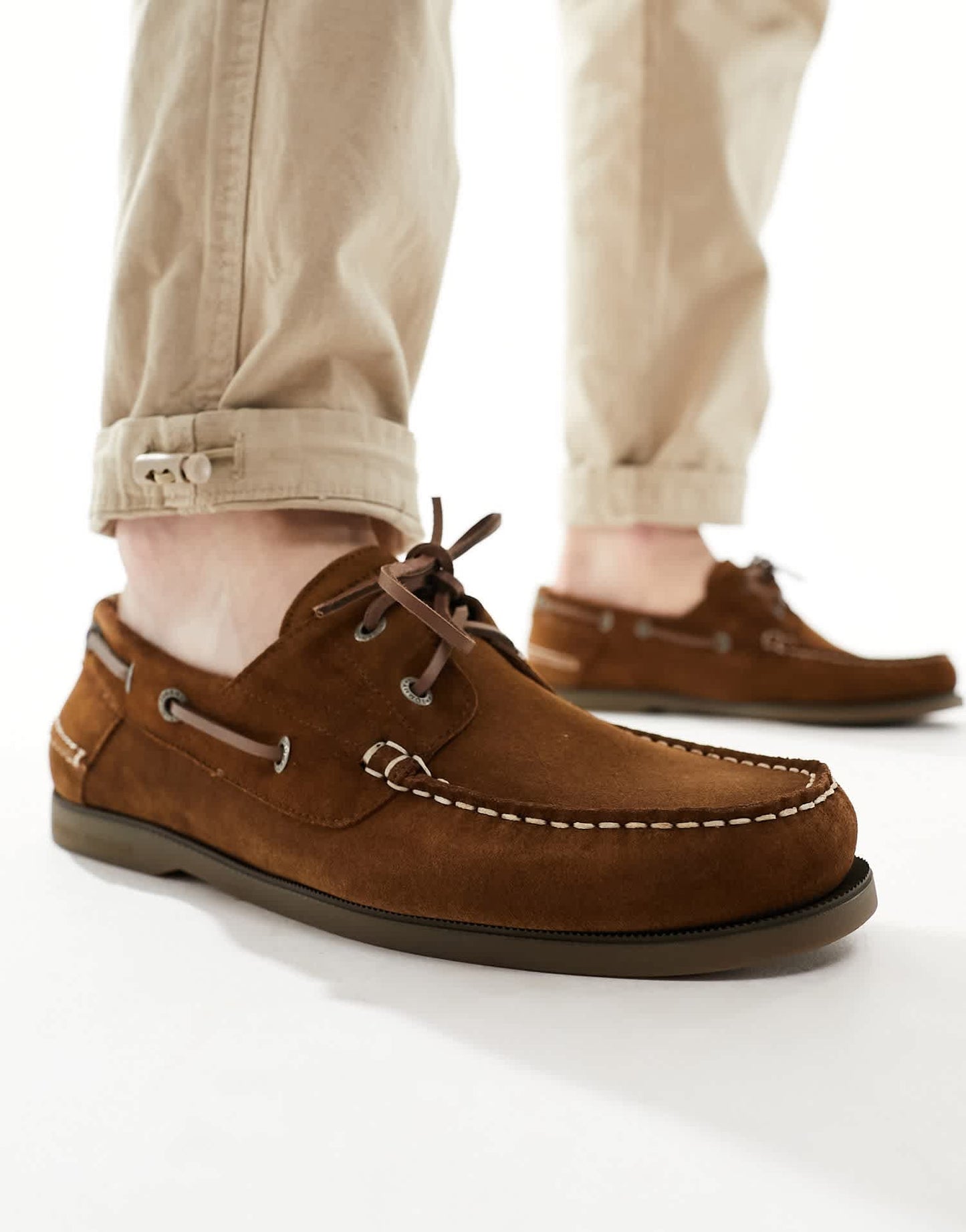 Tommy Hilfiger core suede boat shoes in brown - ASOS Sample Sale EU Store