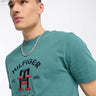 T-shirt à logo graphique Tommy Hilfiger en vert