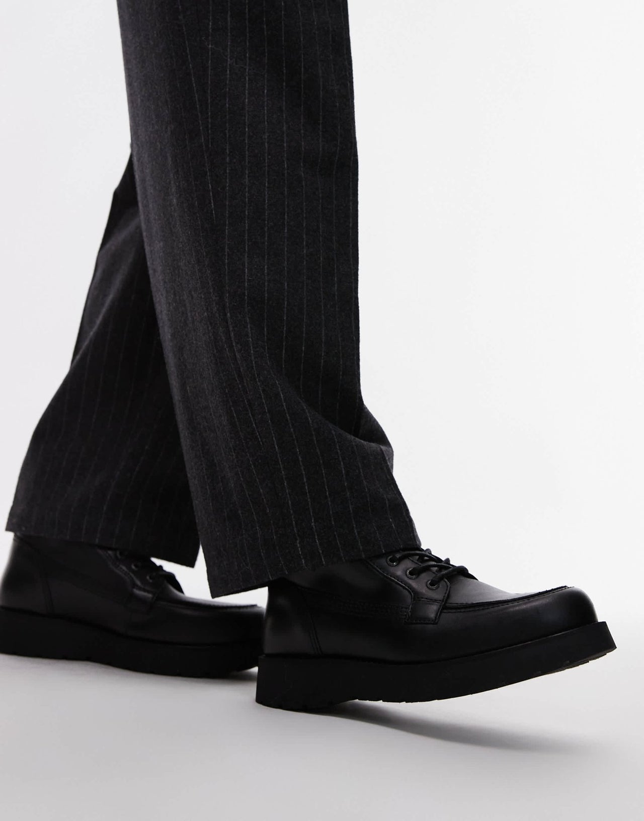 Tommy Hilfiger lace up leather boots in black - ASOS Sample Sale EU Store
