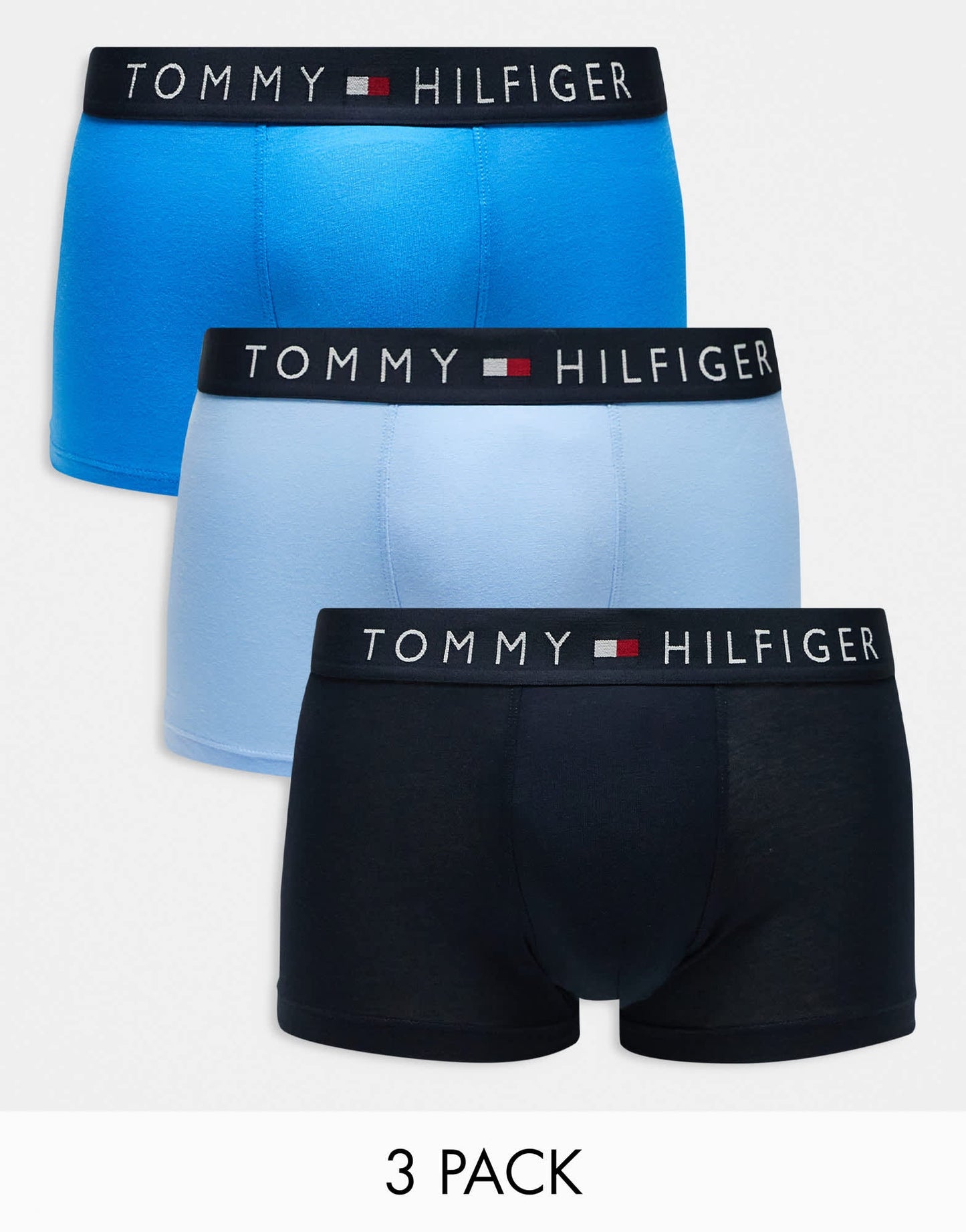 Tommy Hilfiger original 3 pack trunks in multi - ASOS Sample Sale EU Store