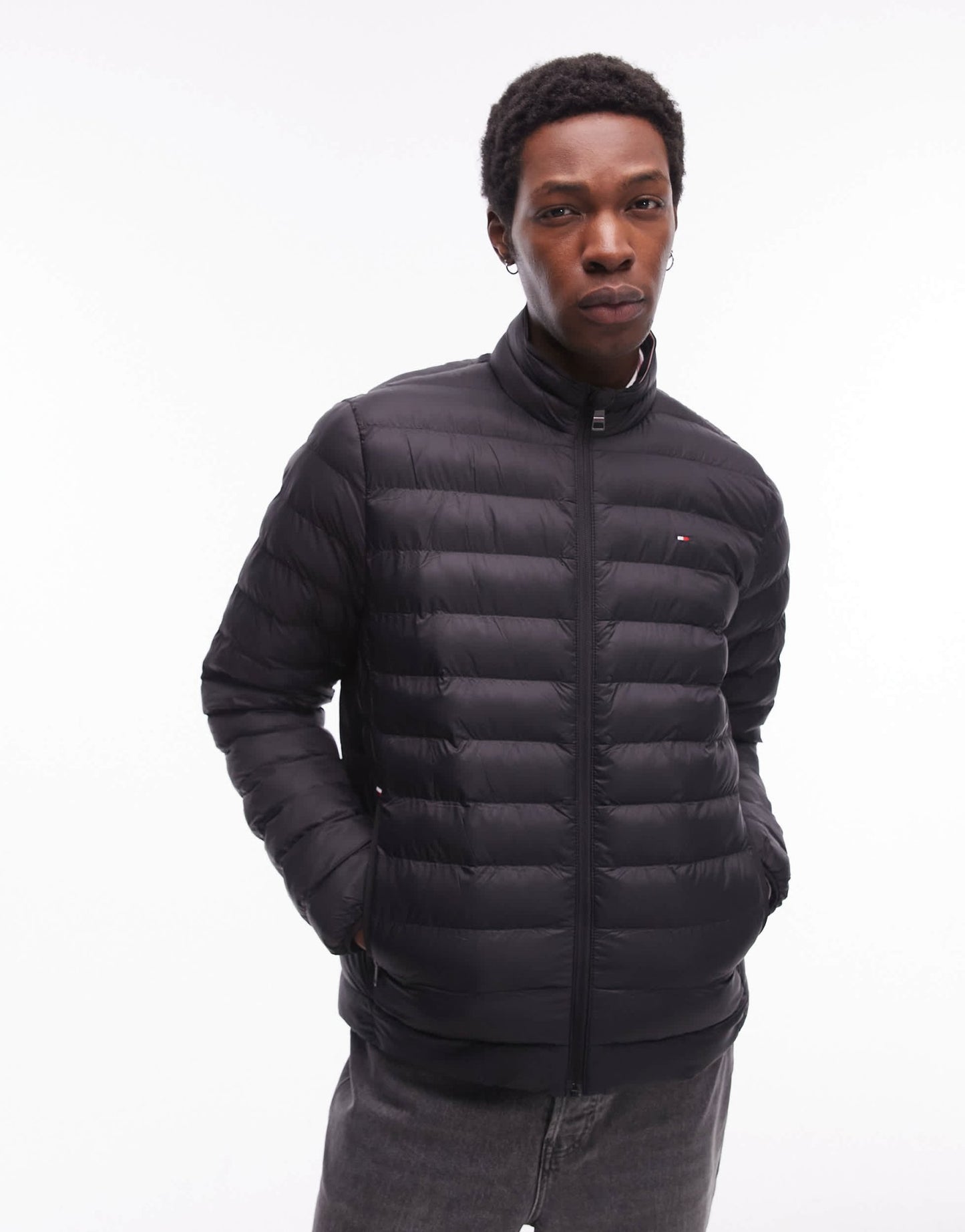 Tommy Hilfiger padded jacket in black - ASOS Sample Sale EU Store