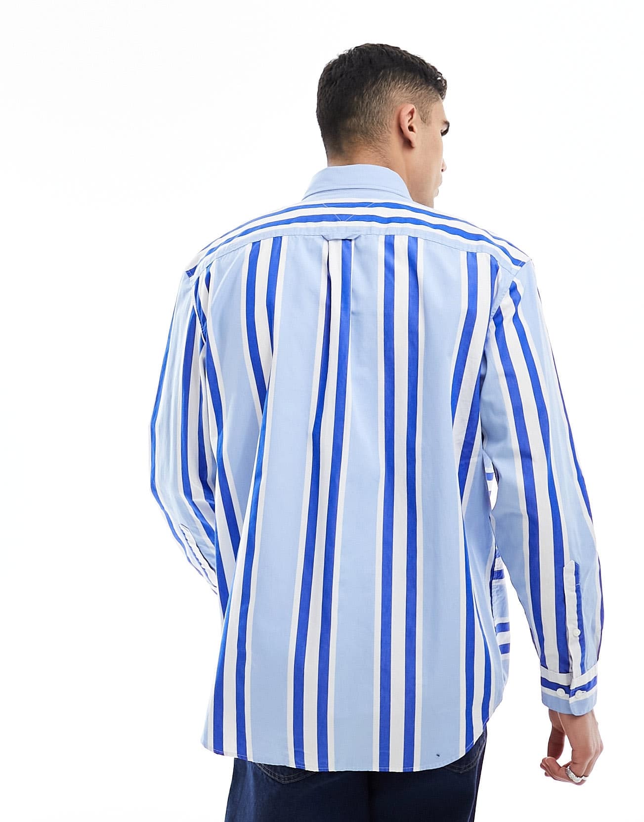 Tommy Hilfiger stripe shirt in blue - ASOS Sample Sale EU Store