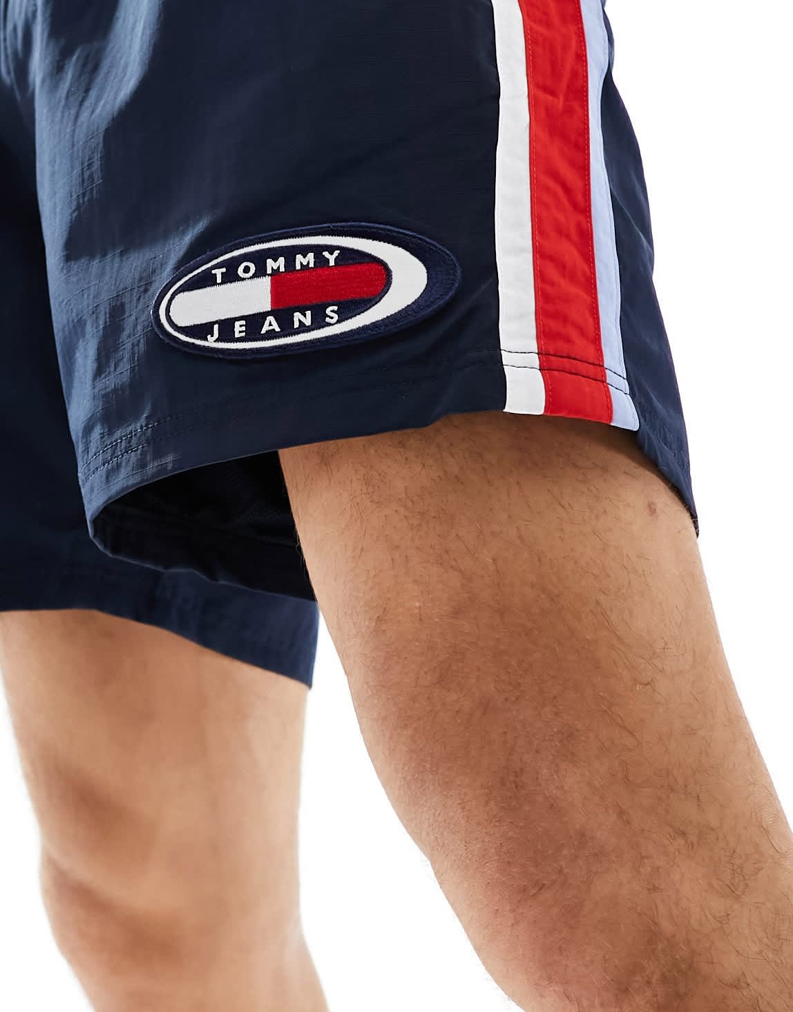 Tommy Jeans archive runner shorts in navy - ASOS Sample Sale EU Store