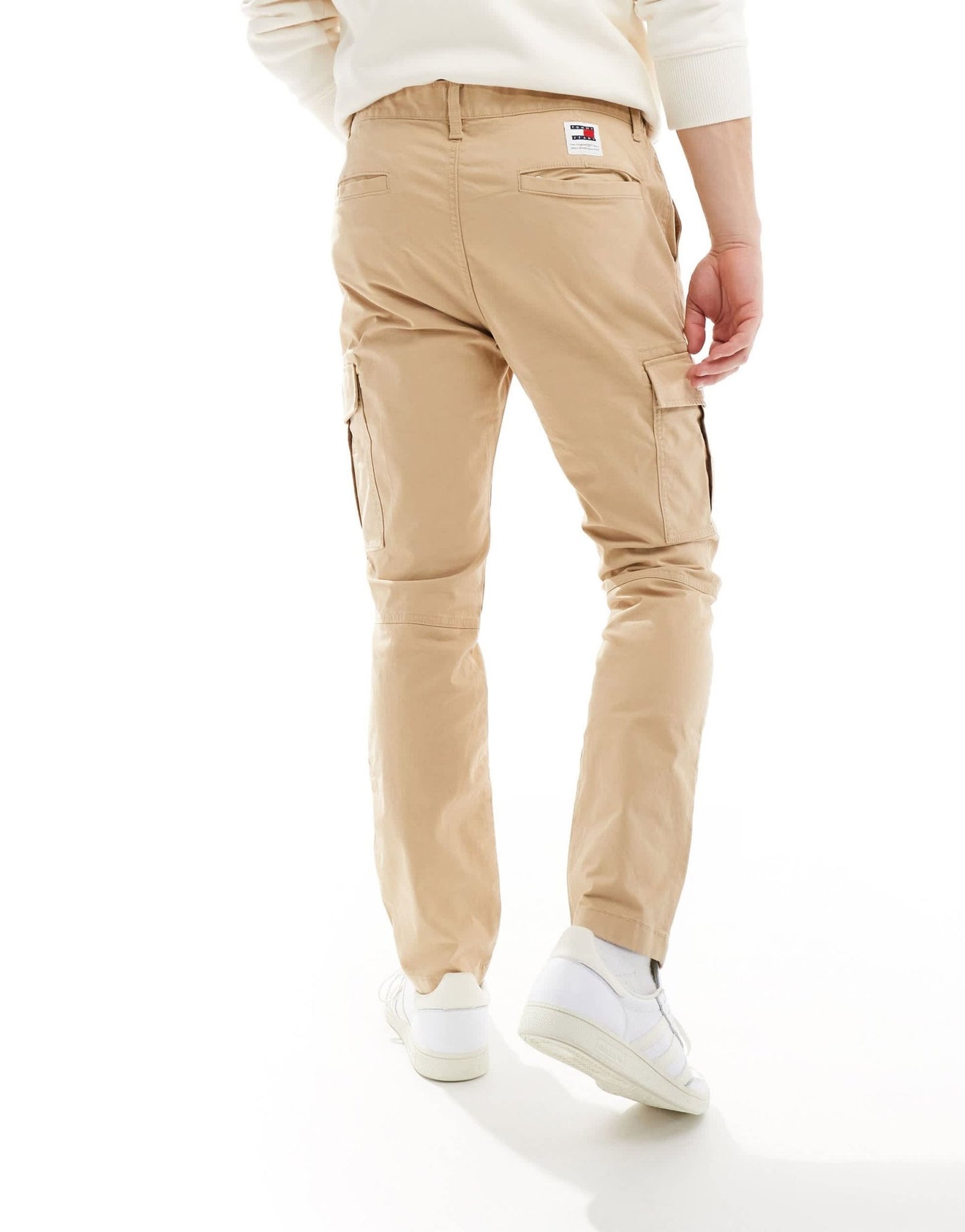 Tommy Jeans Austin cargo trousers in sand - ASOS Sample Sale EU Store