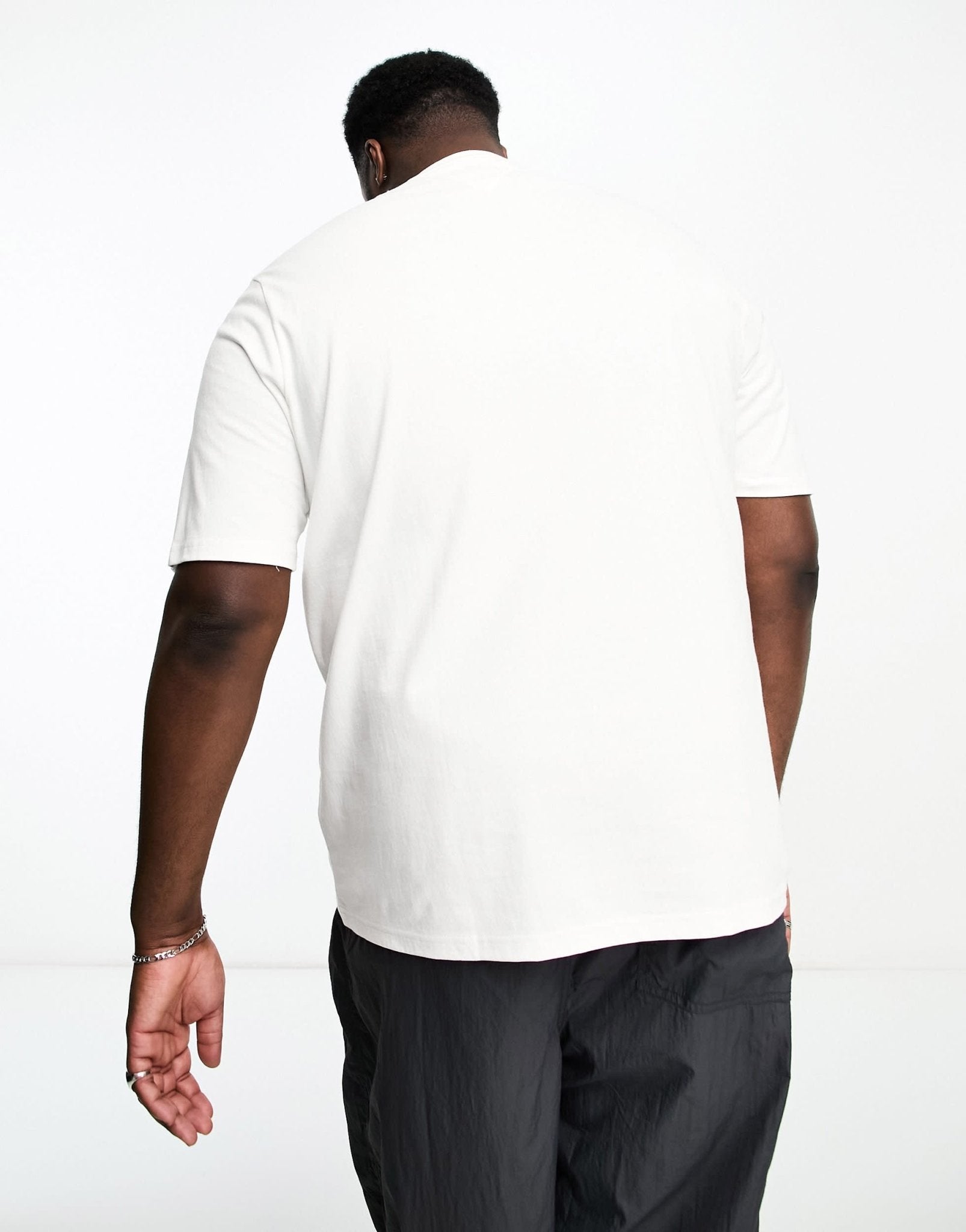 Tommy Jeans Big & Tall stripe logo t-shirt in white - ASOS Sample Sale EU Store