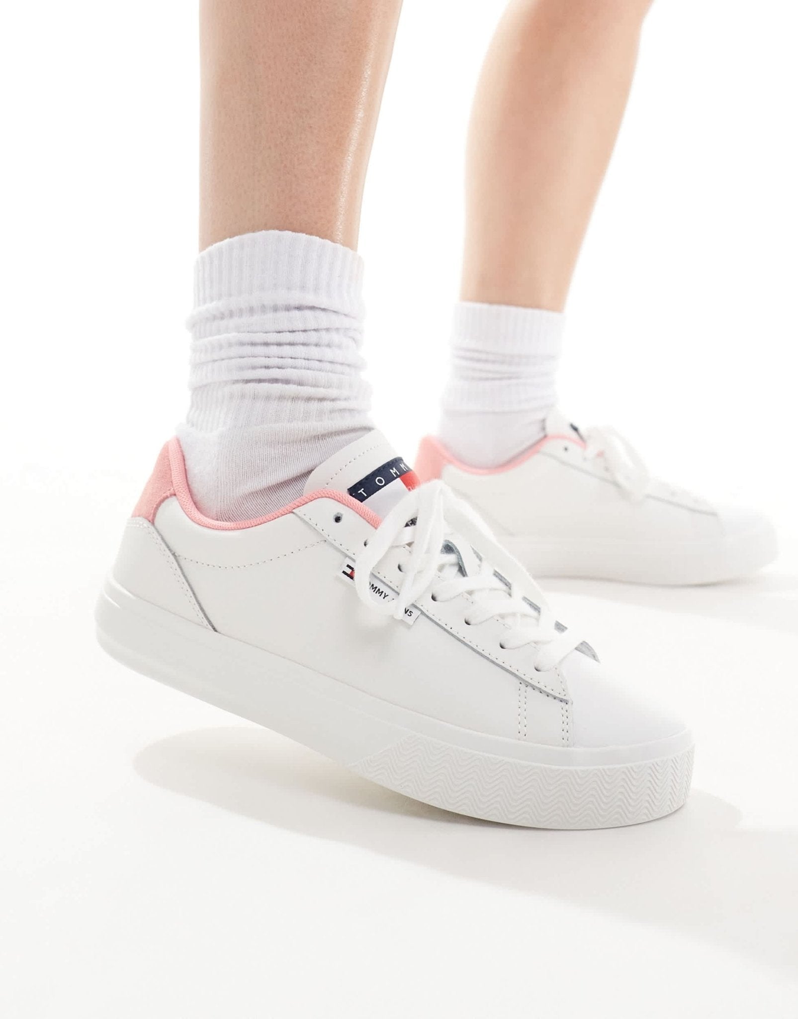Tommy Jeans cupsole trainers in pink - ASOS Sample Sale EU Store