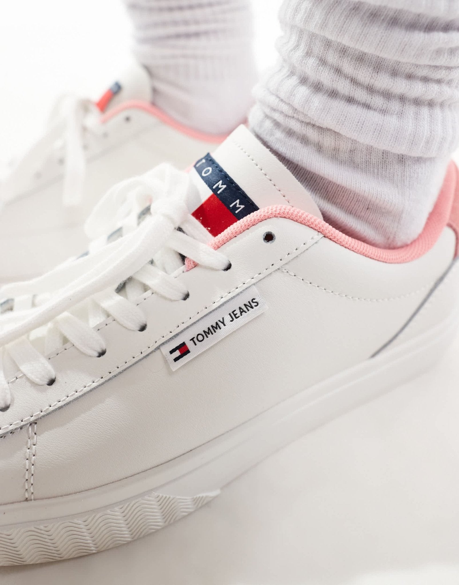 Tommy Jeans cupsole trainers in pink - ASOS Sample Sale EU Store