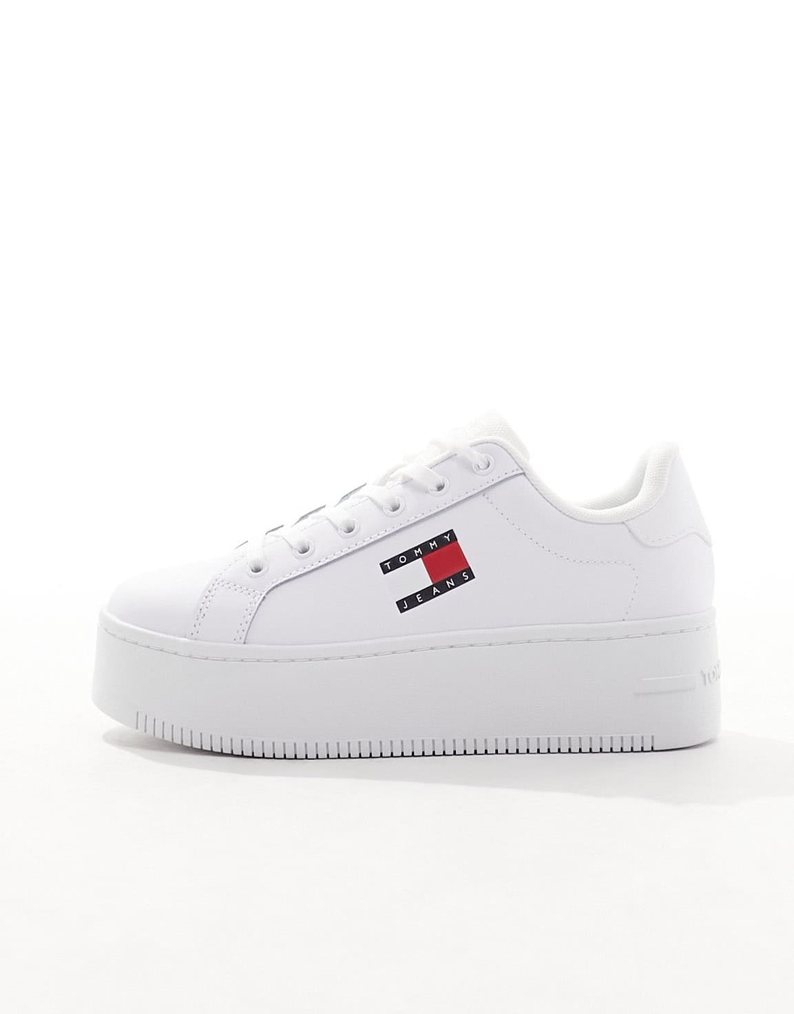 Tommy Jeans flatform trainers in white - ASOS Sample Sale EU Store