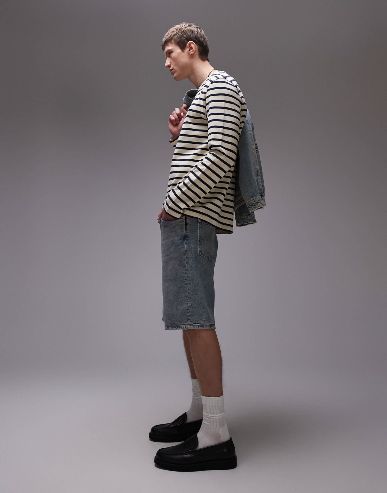 Tommy Jeans Isaac relaxed denim shorts in medium wash - ASOS Sample Sale EU Store