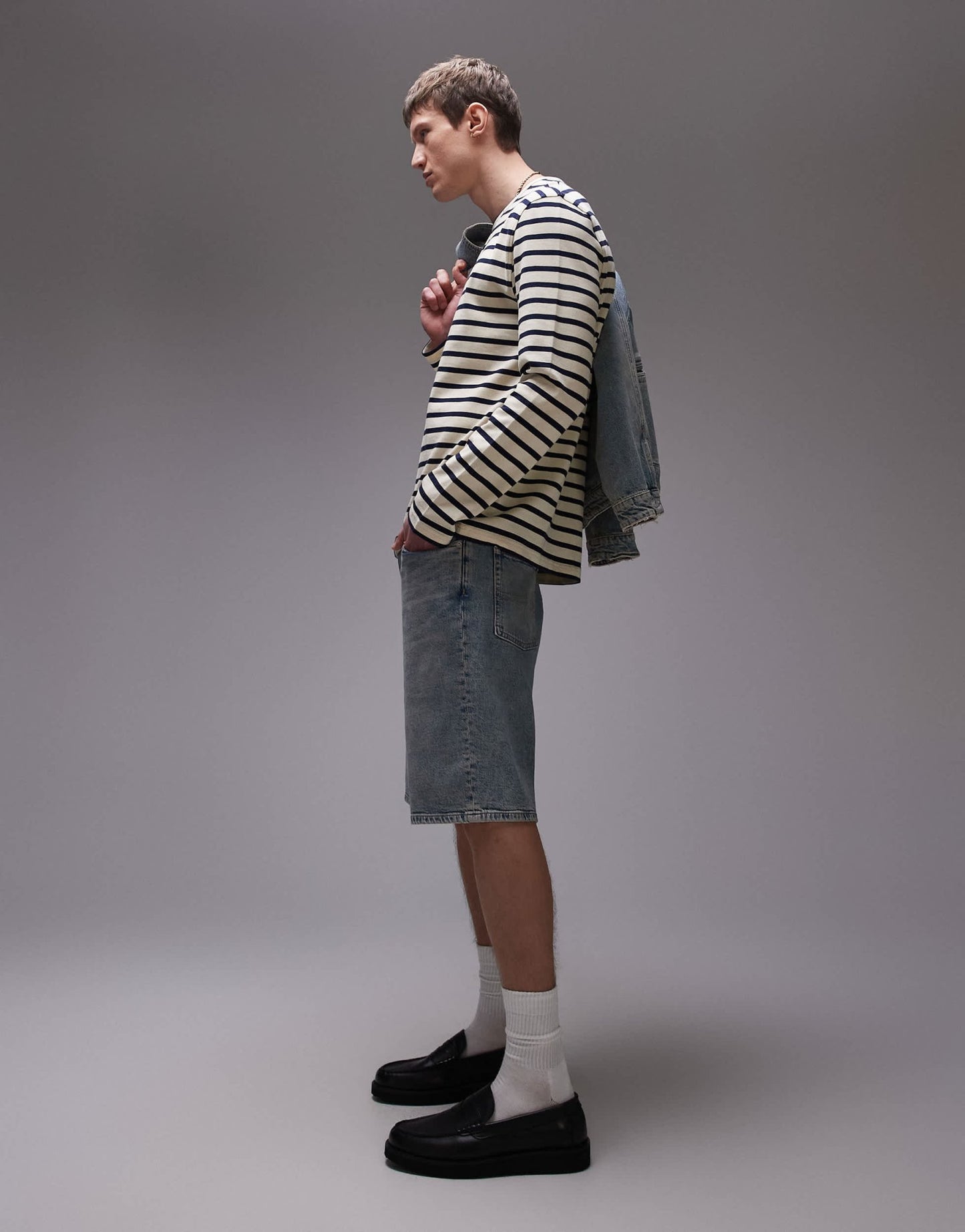 Tommy Jeans Isaac relaxed denim shorts in medium wash - ASOS Sample Sale EU Store