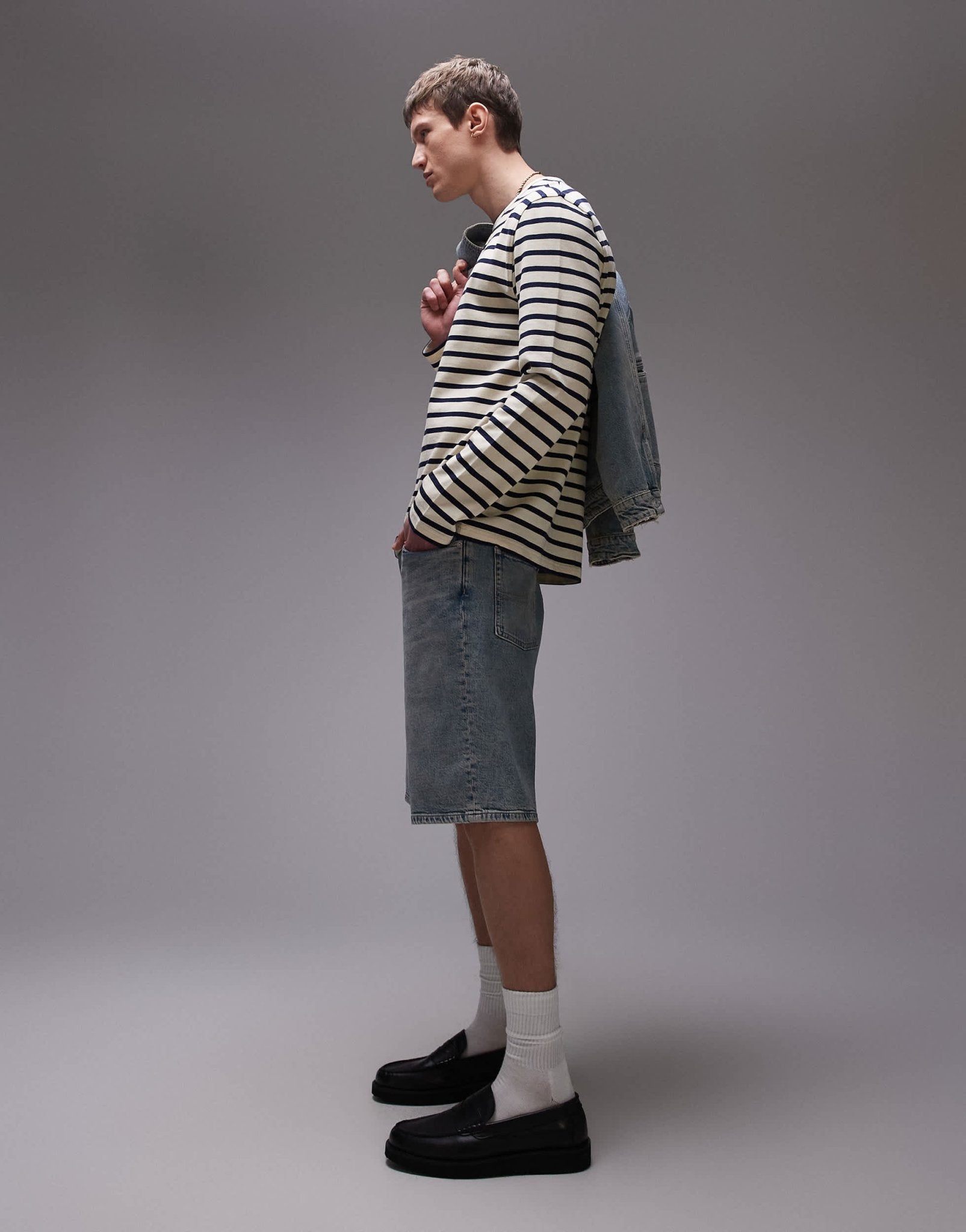 Tommy Jeans Isaac relaxed denim shorts in medium wash - ASOS Sample Sale EU Store