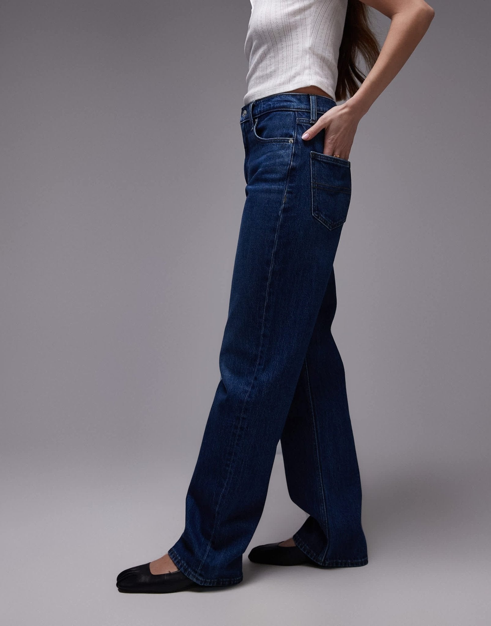 Tommy Jeans Layla slim straight jeans in dark wash - ASOS Sample Sale EU Store