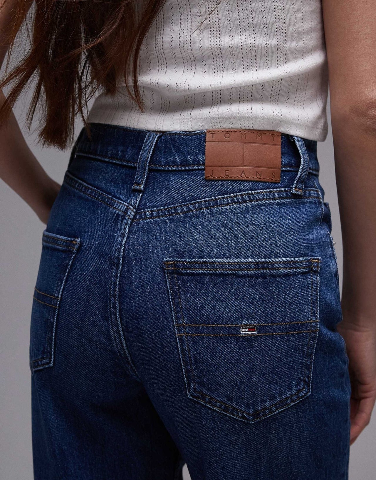 Tommy Jeans Layla slim straight jeans in dark wash - ASOS Sample Sale EU Store